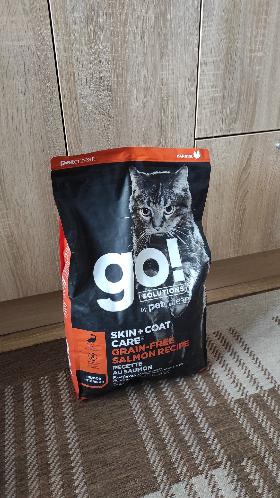 Корм беззерновой GO! SKIN + COAT Grain Free Salmon Recipe для котят и ...