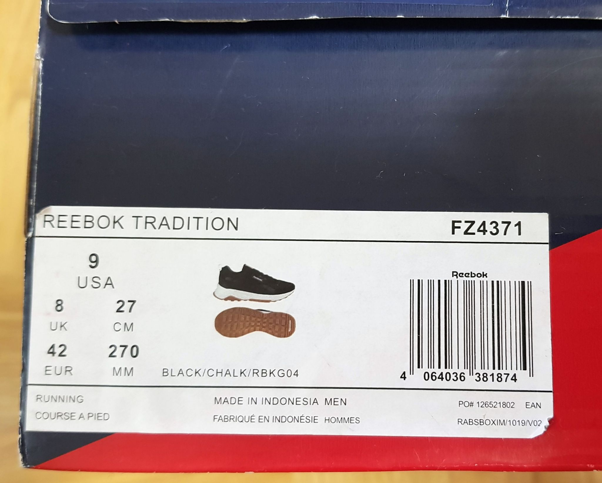 REEBOK TRADITION FZ4371