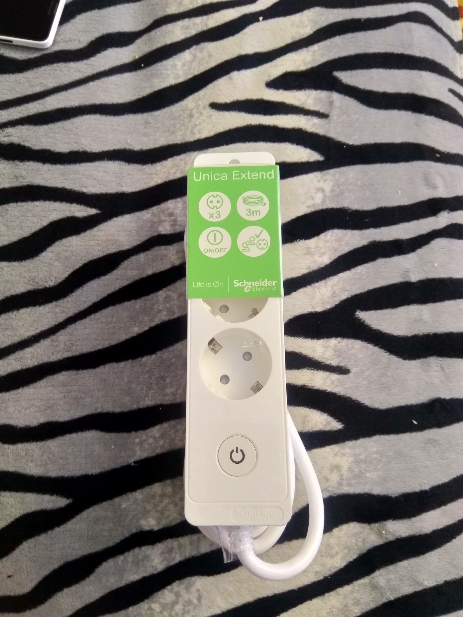 Купить Удлинитель SCHNEIDER ELECTRIC UNICA EXTEND 3 розетки 2К+З ...