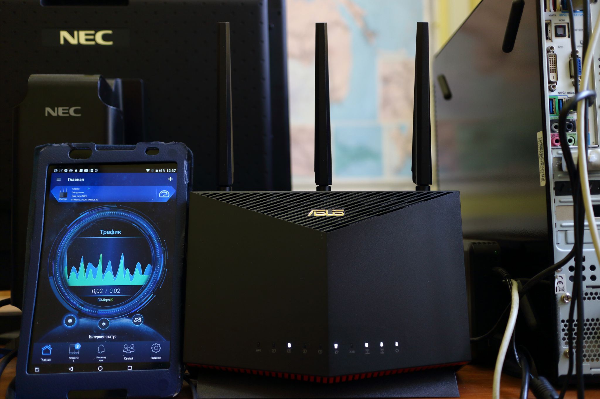 Wi-Fi роутер Asus RT-AX86U — купить в интернет-магазине ОНЛАЙН ТРЕЙД.РУ