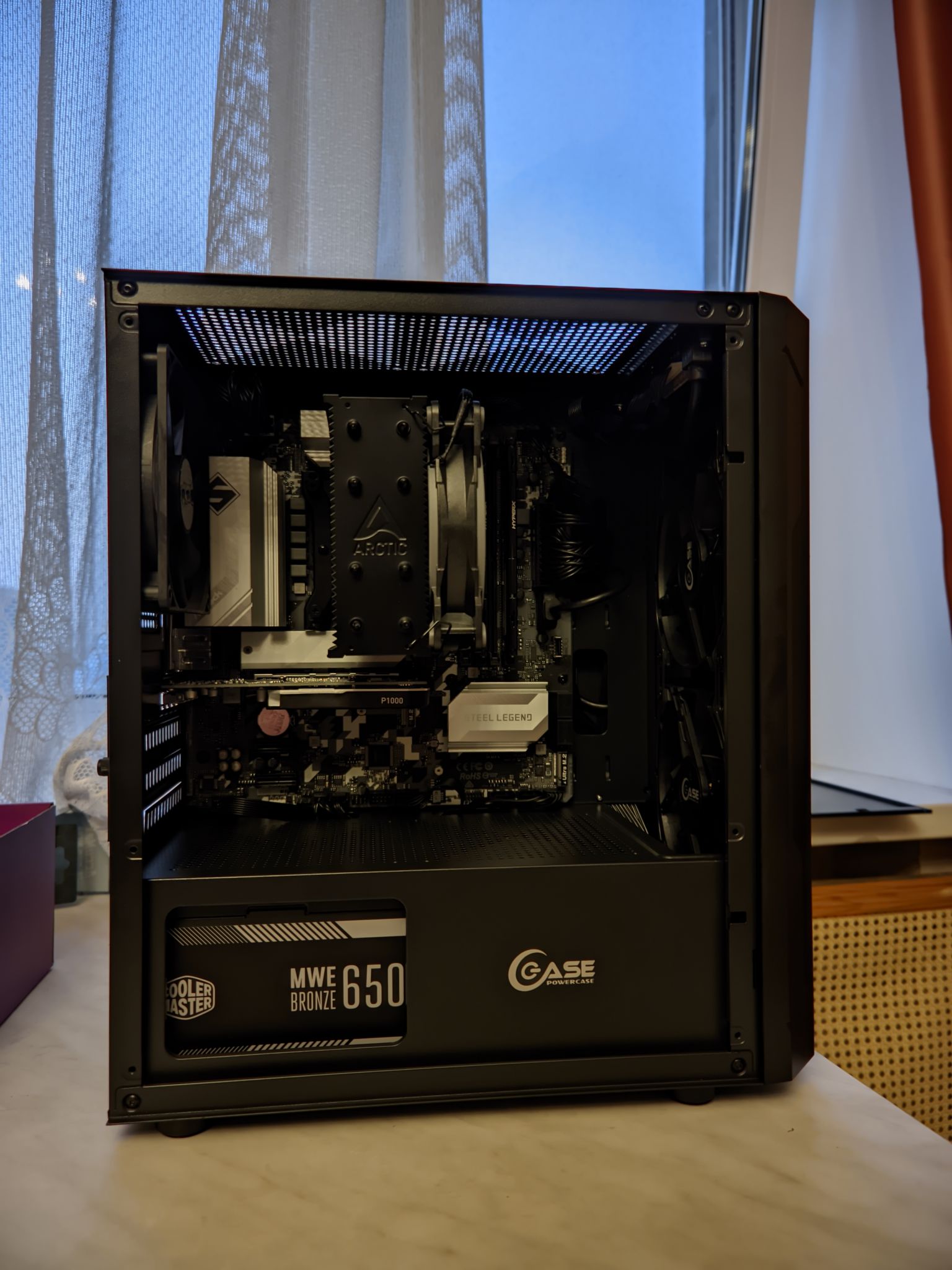Корпус Powercase Mistra Micro Z2B SI, черный (CMIMZB-F2SI) — купить по ...