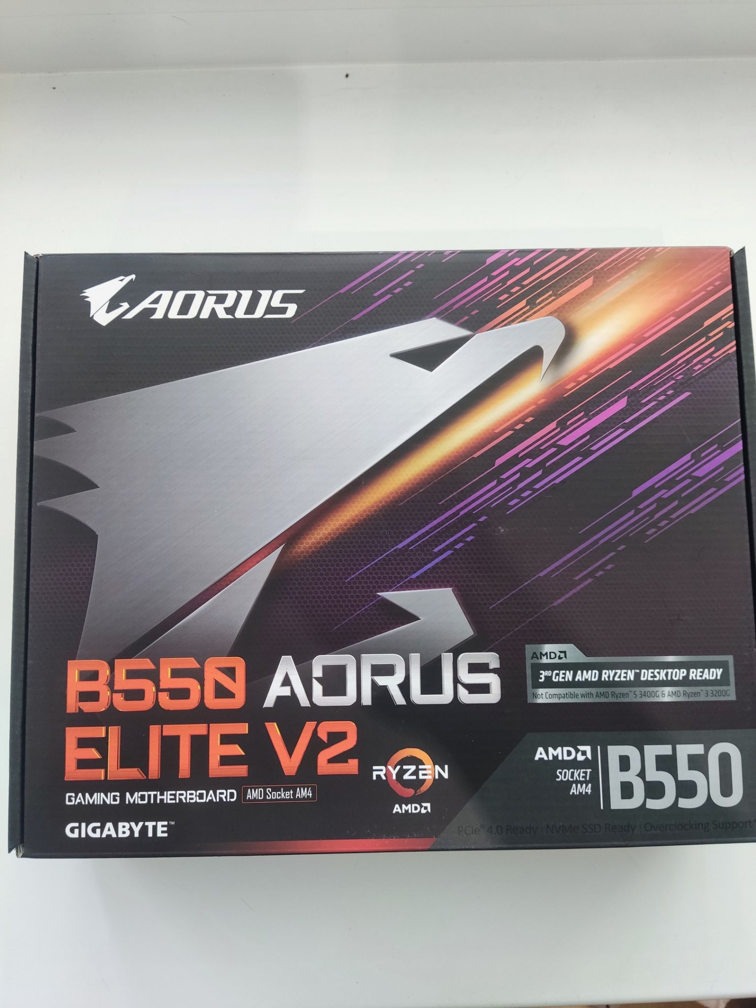 Материнская плата GIGABYTE B550 AORUS ELITE V2 (AM4, ATX) — купить по ...