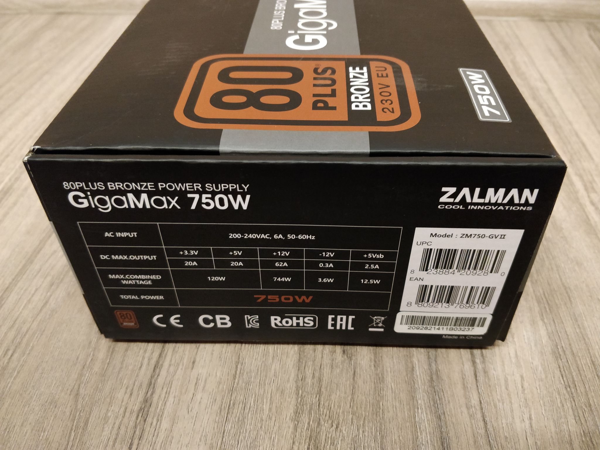 Gigamax 750w zalman схема