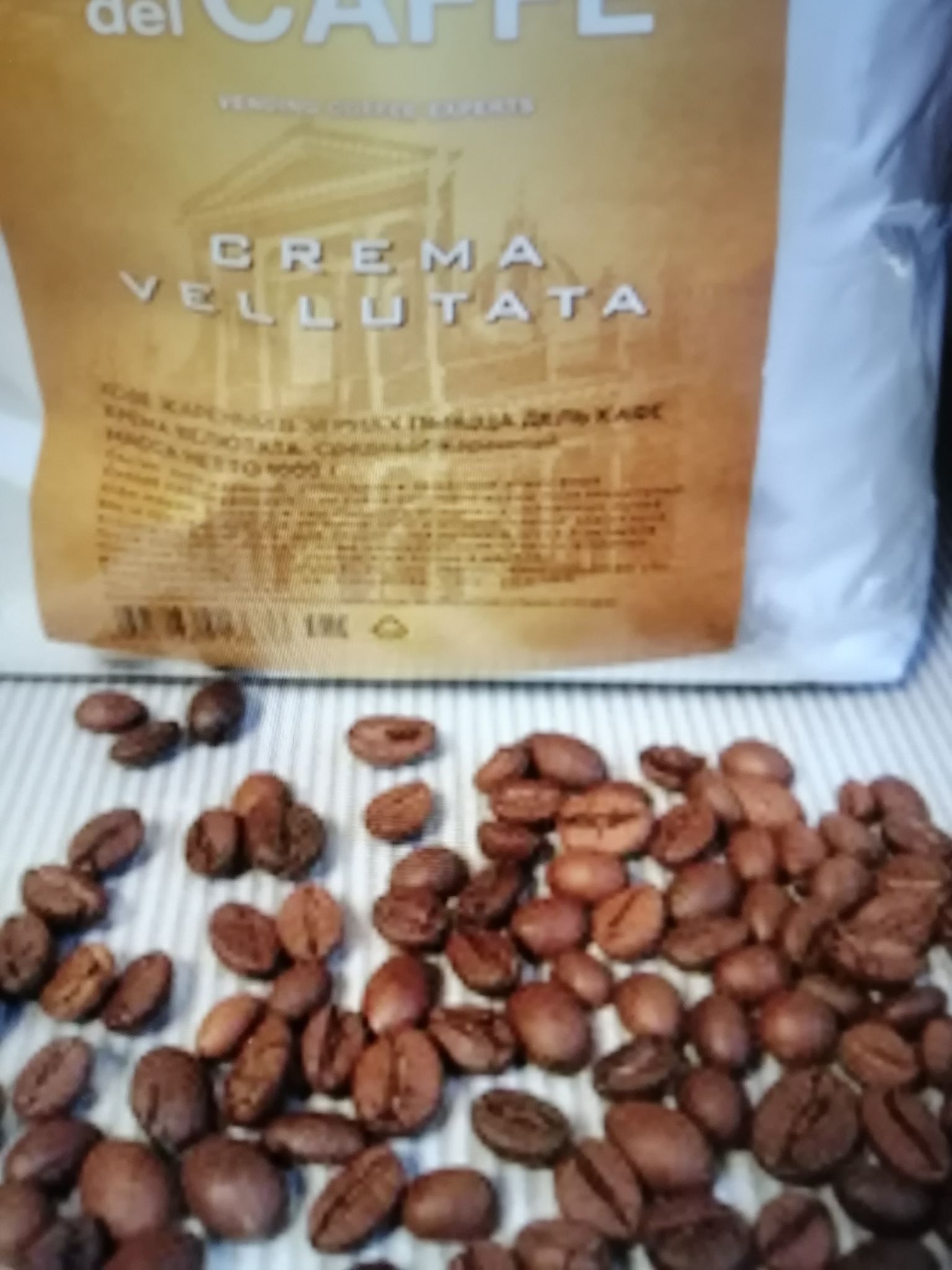 Кофе в зернах Piazza Del Caffe Crema Vellutata, 1 кг, промышленная ...