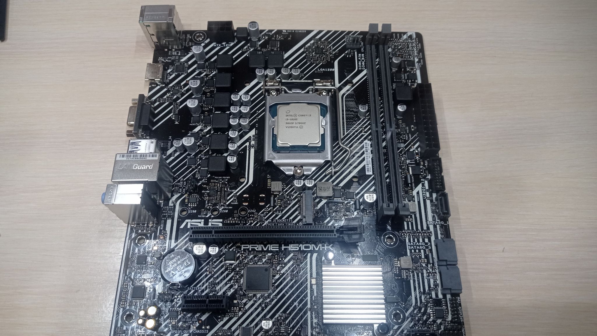 Asus prime h510m k нет изображения