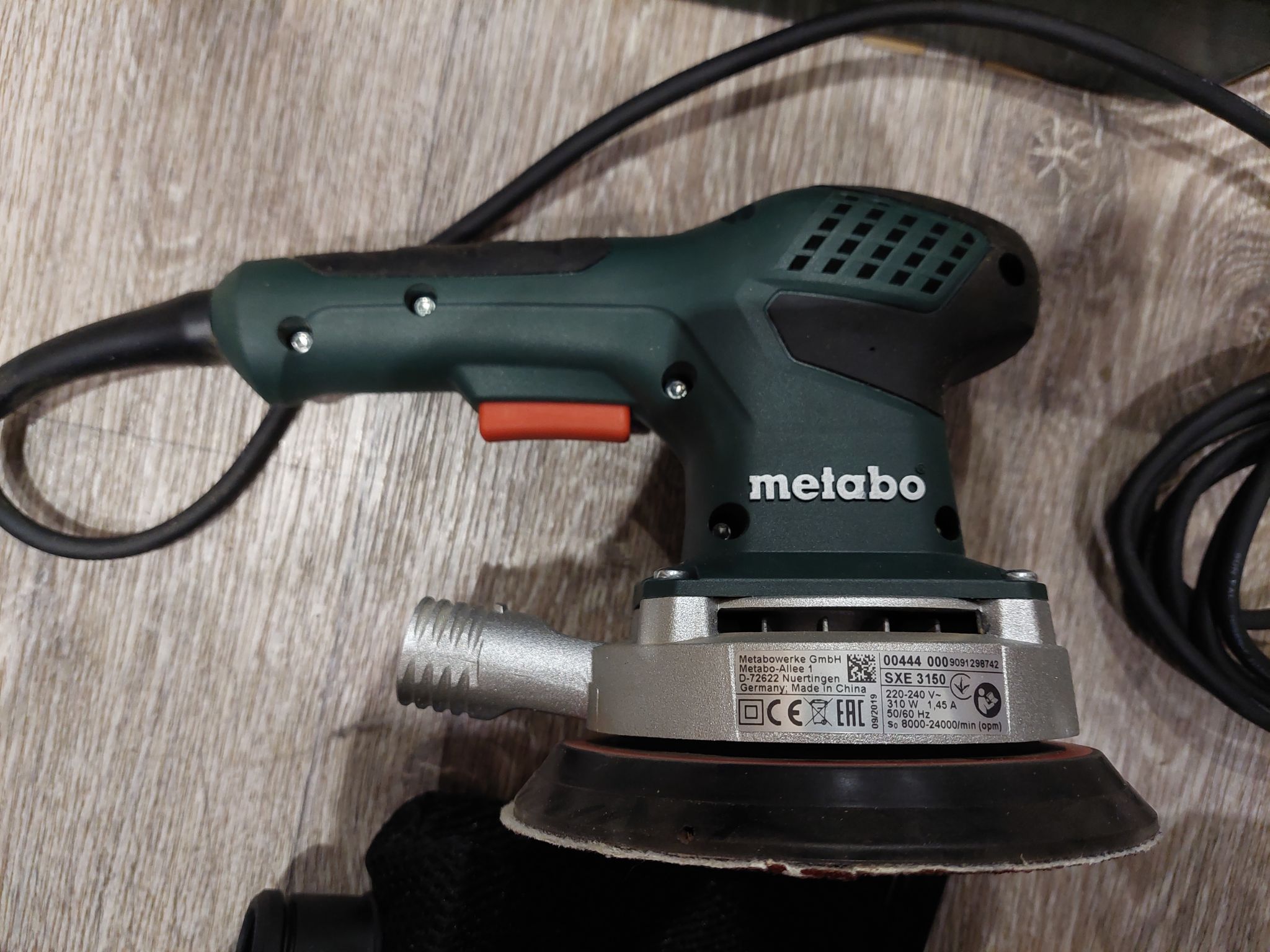 Эксцентриковая шлифовальная машина Metabo SXE 3150 (600444000) — купить в  интернет-магазине ОНЛАЙН ТРЕЙД.РУ