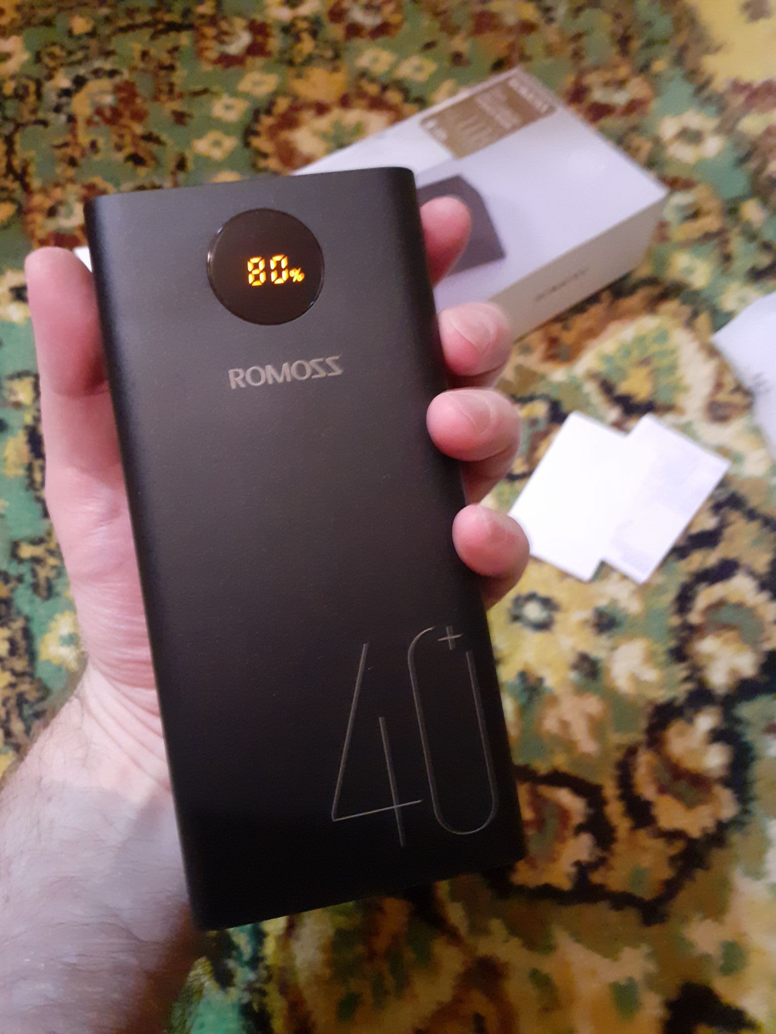 Внешний аккумулятор Romoss PEA40 40000mAh черный — купить в  интернет-магазине ОНЛАЙН ТРЕЙД.РУ