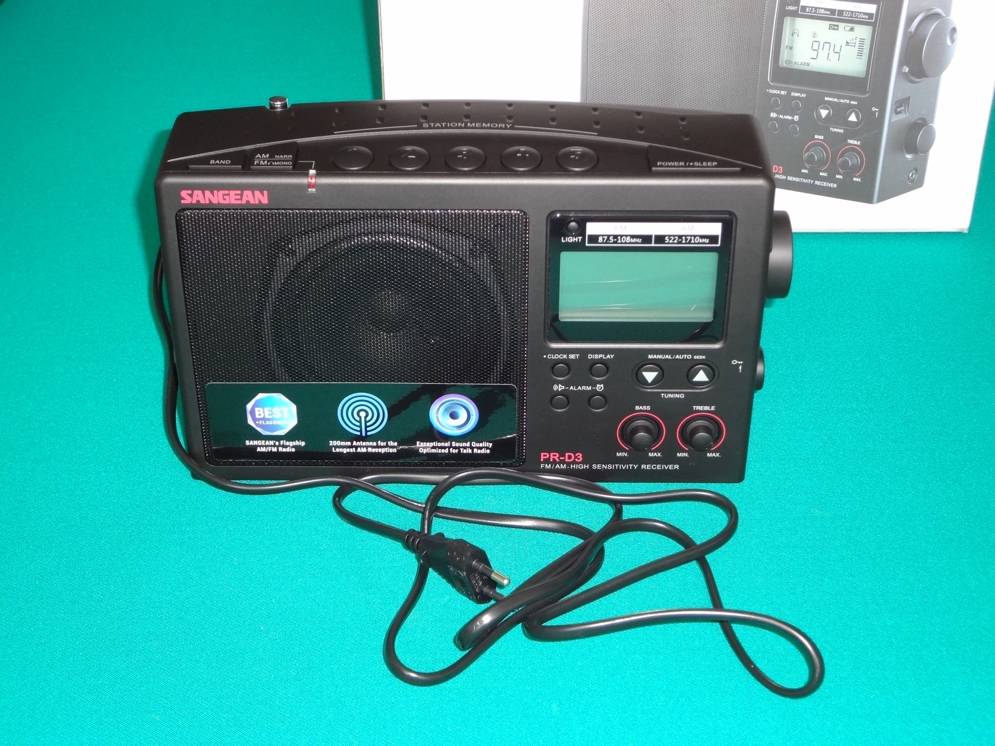 Радиоприемник SANGEAN PR-D3 (Black) — купить по низкой цене в интернет ...