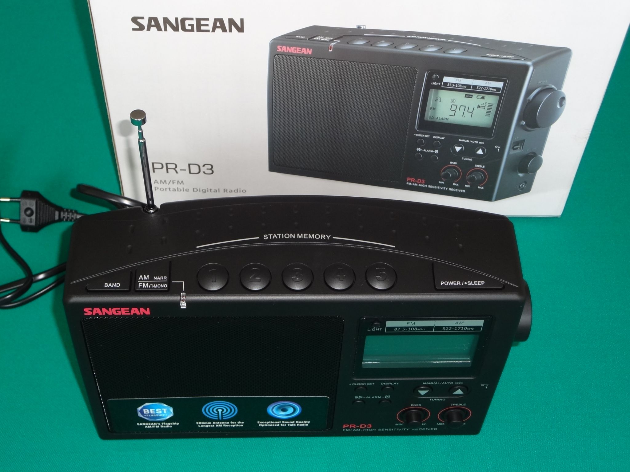 Радиоприемник SANGEAN PR-D3 (Black) — купить по низкой цене в интернет ...