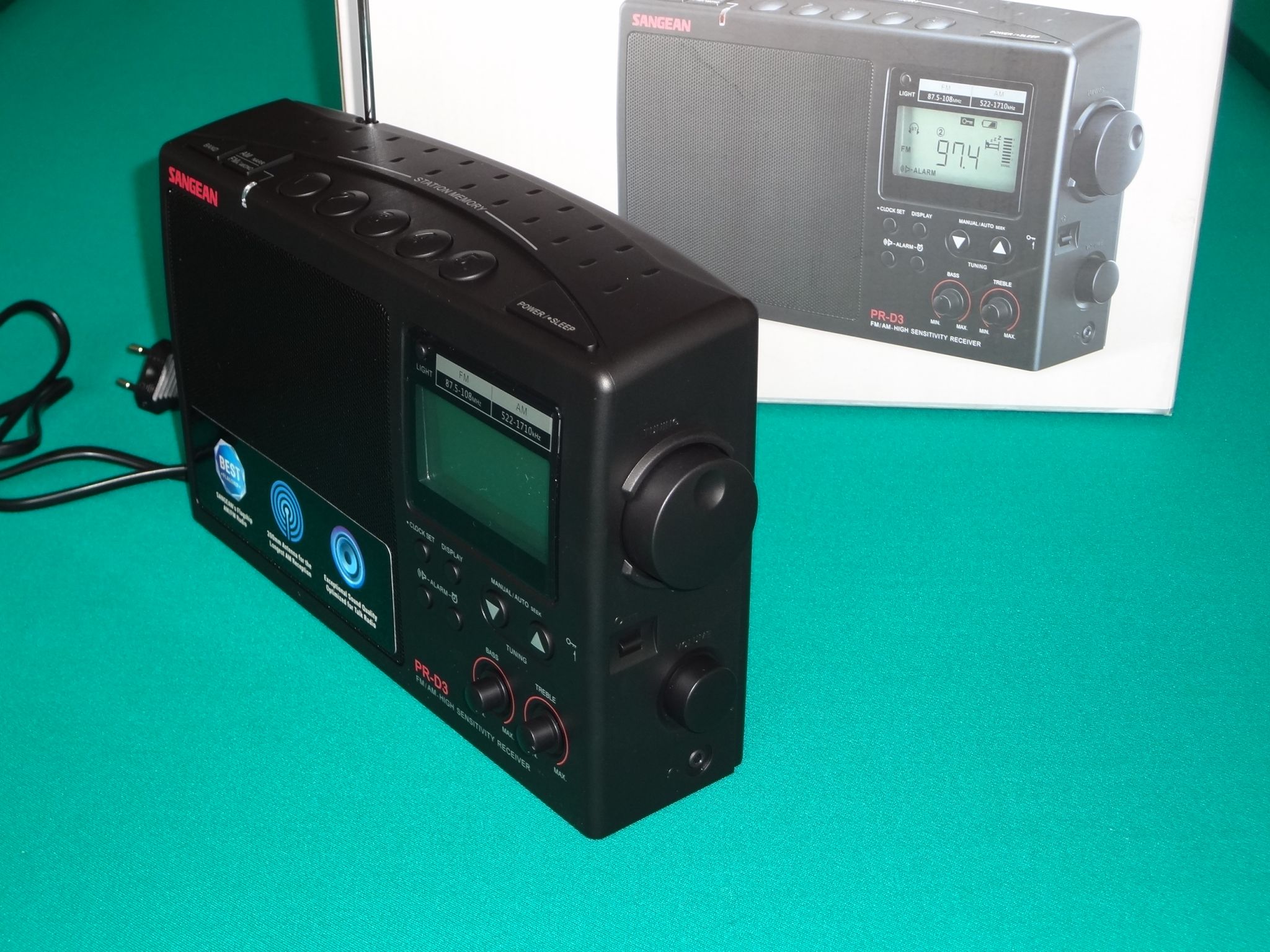 Радиоприемник SANGEAN PR-D3 (Black) — купить по низкой цене в интернет ...