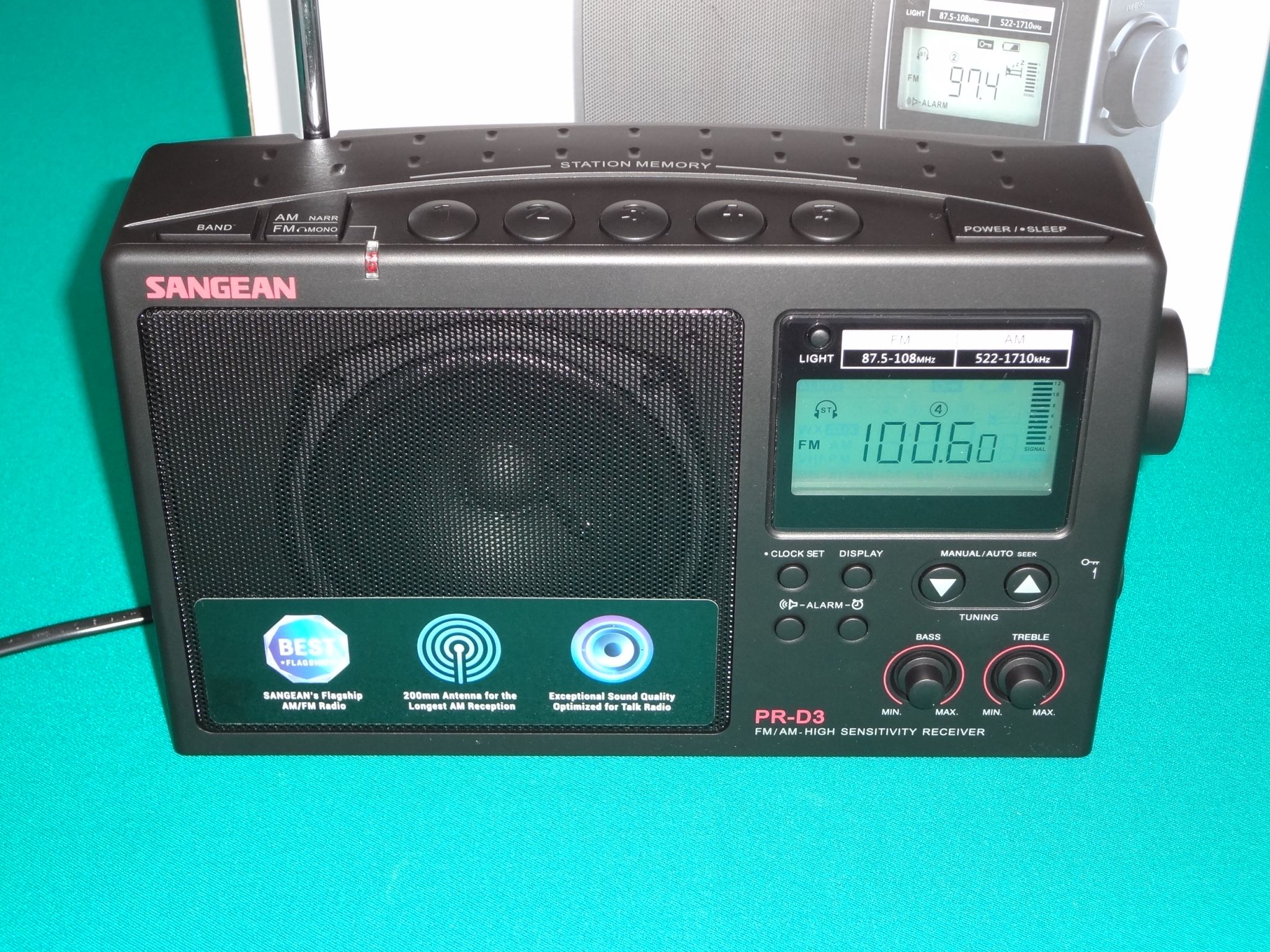 Радиоприемник SANGEAN PR-D3 (Black) — купить по низкой цене в интернет ...
