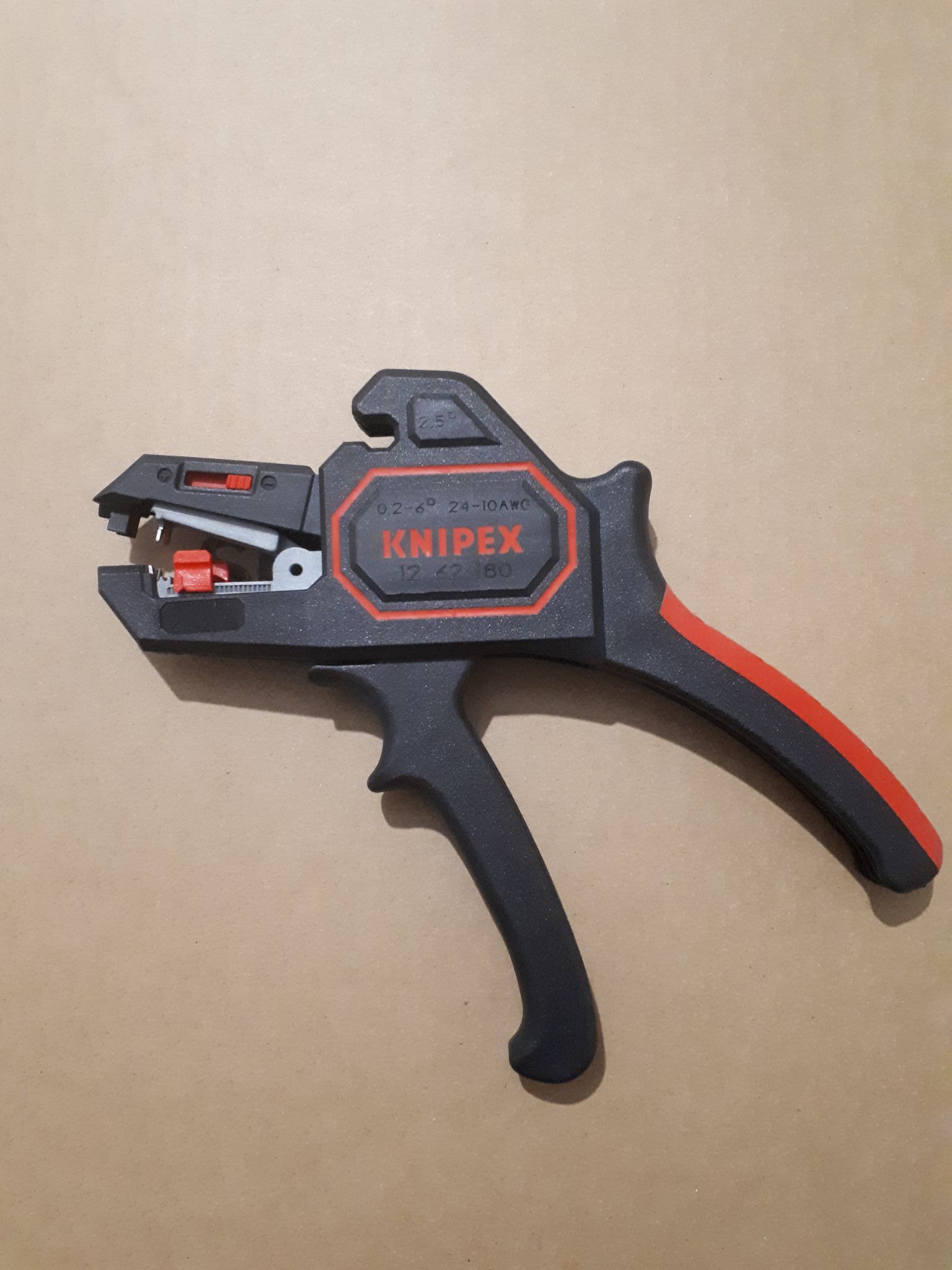 Стриппер автоматический KNIPEX KN-1262180SB, зачистка: ? 0.2 - 6 мм .