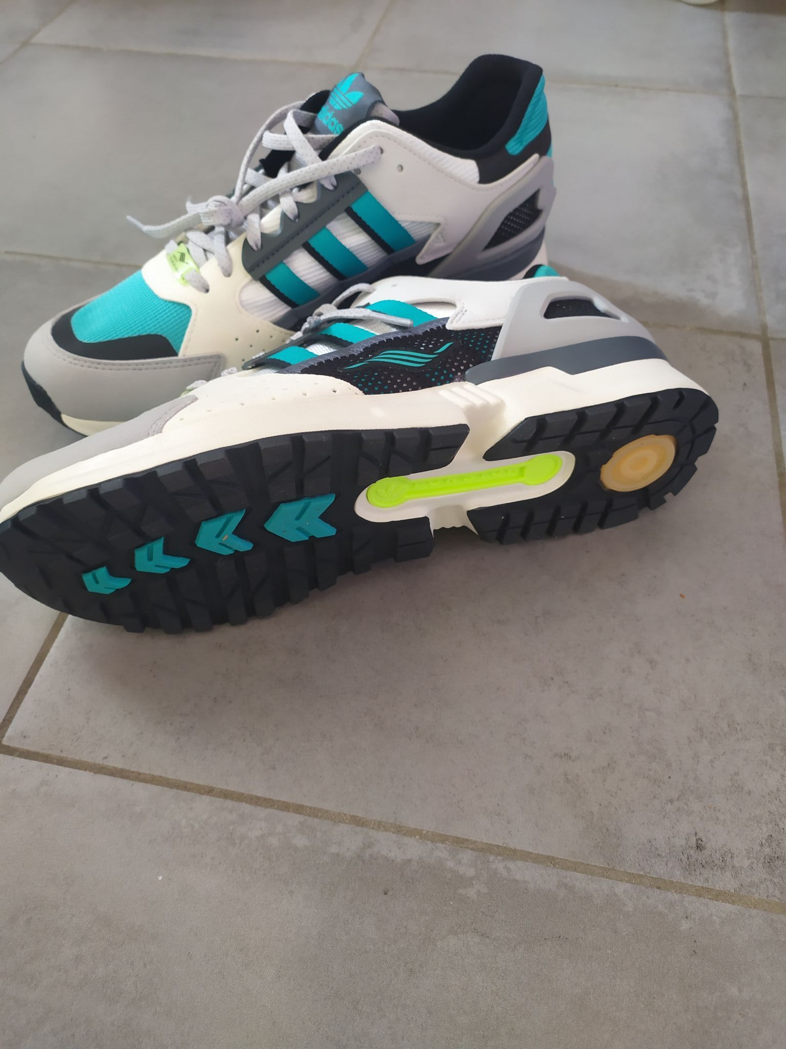 Adidas zx 10000 grau türkis sales