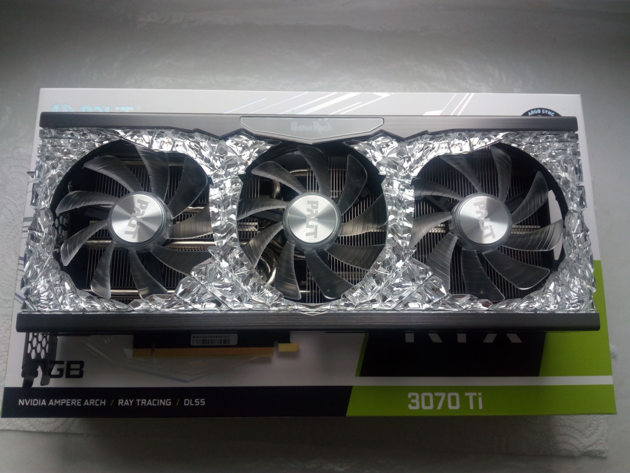 Видеокарта Palit GeForce RTX 3070 Ti GAMEROCK 8G — купить в интернет ...