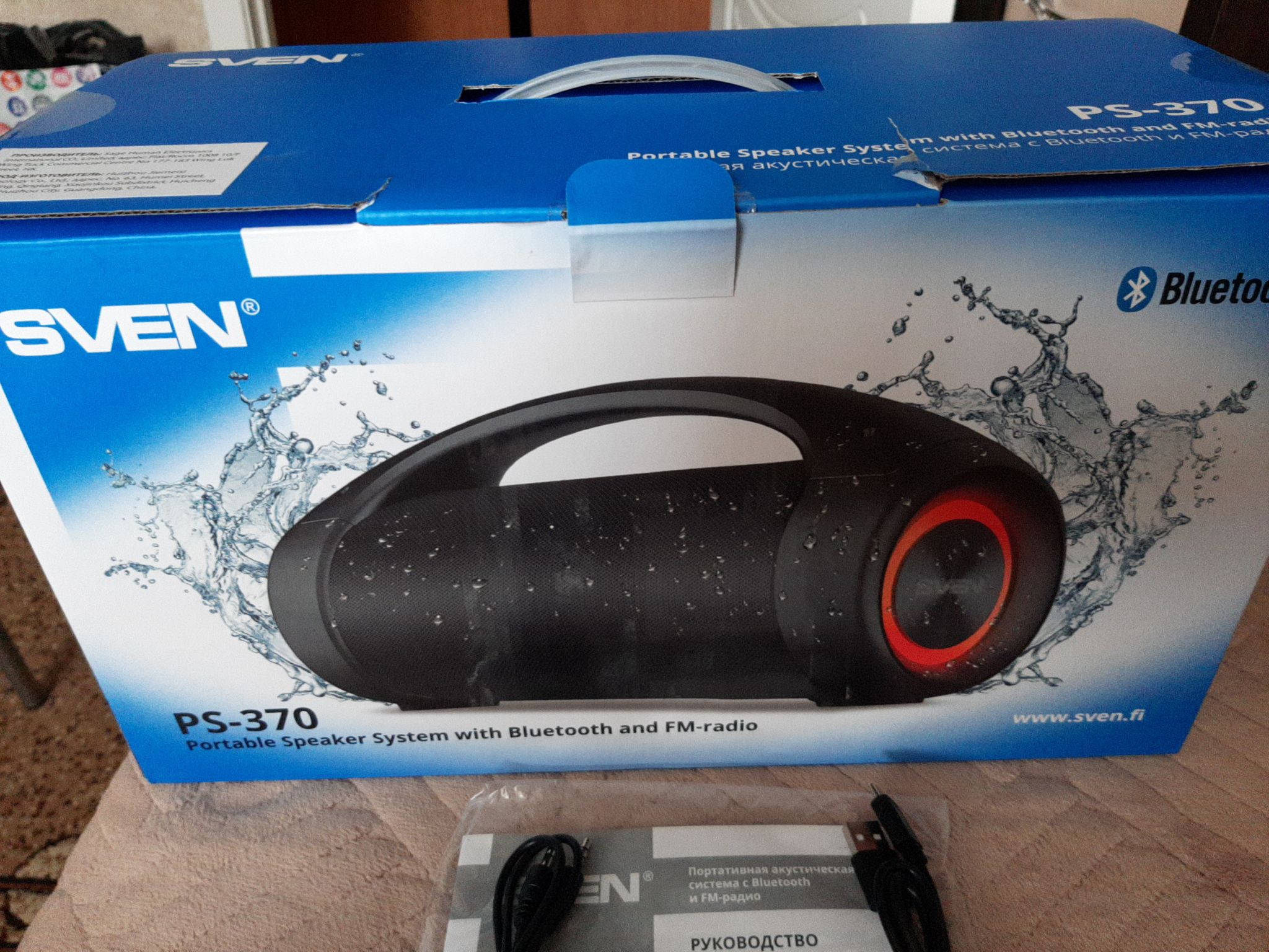 Купить Портативная акустика SVEN PS-370 SV-020408 в интернет-магазине ...