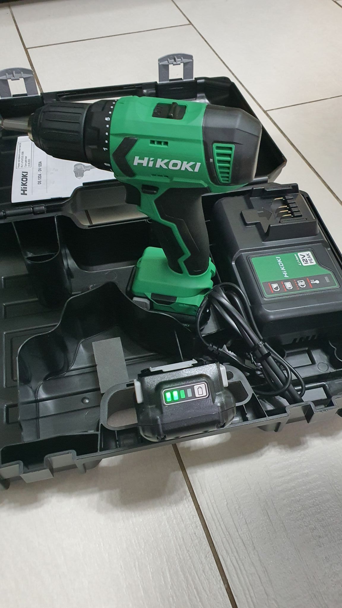 Аккумуляторная Дрель Шуруповерт Hikoki Ds12da Ds12darfz Купить