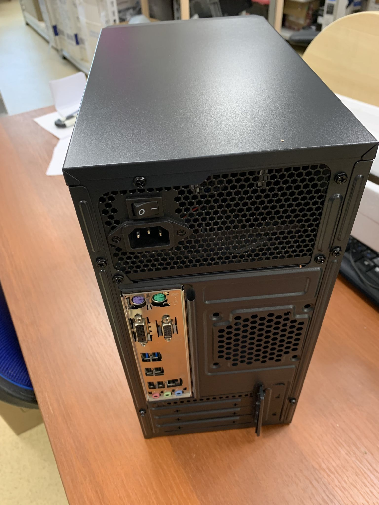 Корпус Minitower ExeGate BAA-107U Black, mATX, , 1*USB+2*USB3.0, Audio ...