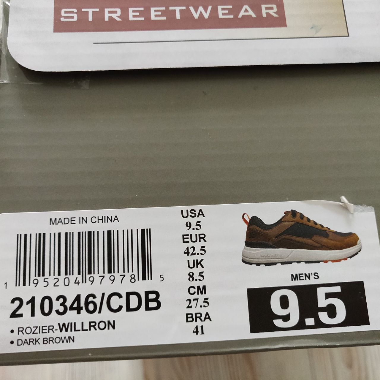 Кроссовки SKECHERS ROZIER Men's мужские 