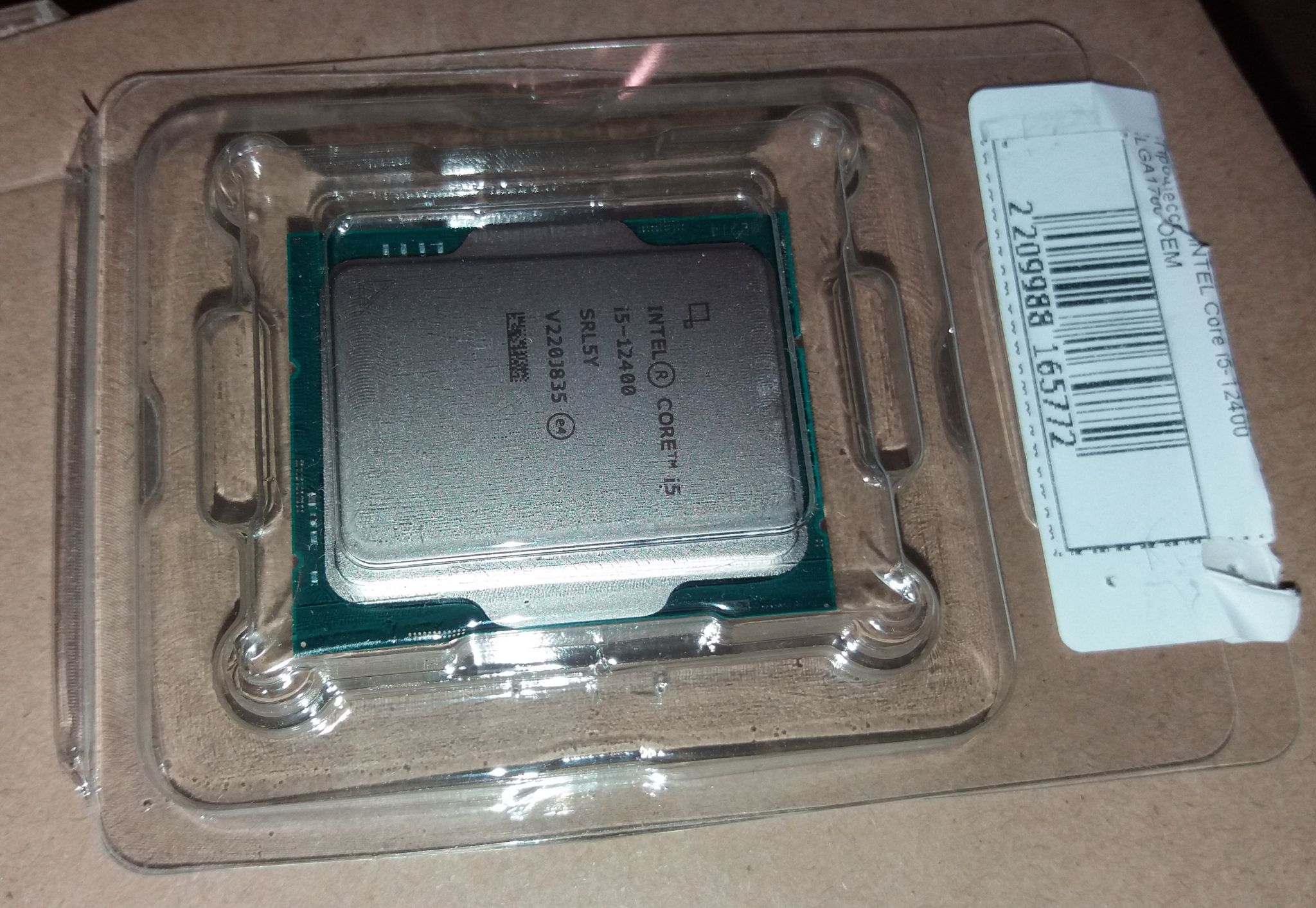 Процессор Intel Core i5 12400, LGA 1700, OEM [cm8071504650608 srl5y] –  купить в Ситилинк
