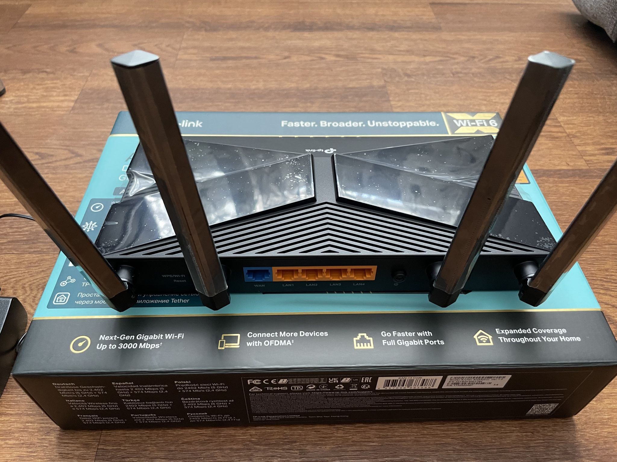 Wi fi роутер tp link archer ax1500