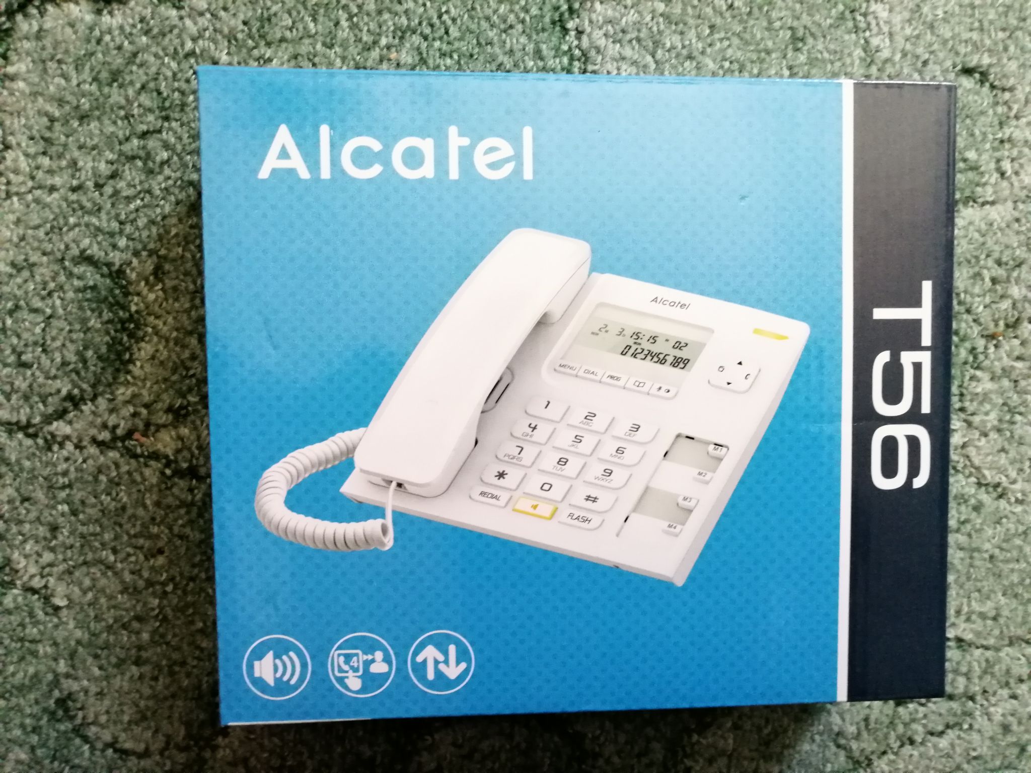 Проводной телефон Alcatel T56 White ATL1414738 — купить в интернет-магазине  ОНЛАЙН ТРЕЙД.РУ