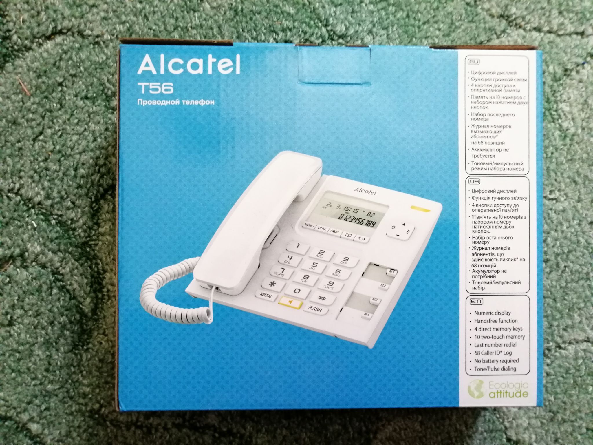 Проводной телефон Alcatel T56 White ATL1414738 — купить в интернет-магазине  ОНЛАЙН ТРЕЙД.РУ