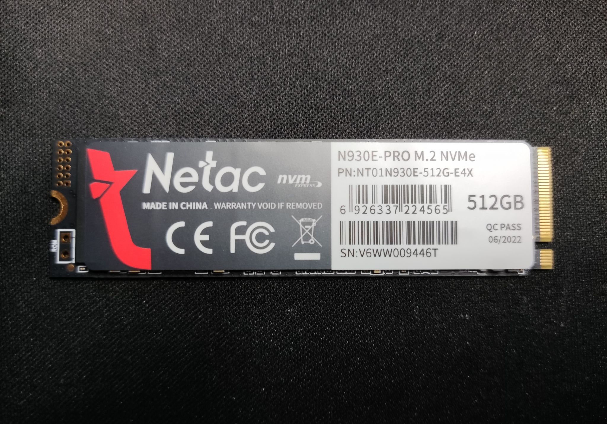 Netac n930e pro. Netac n930e Pro 512gb.