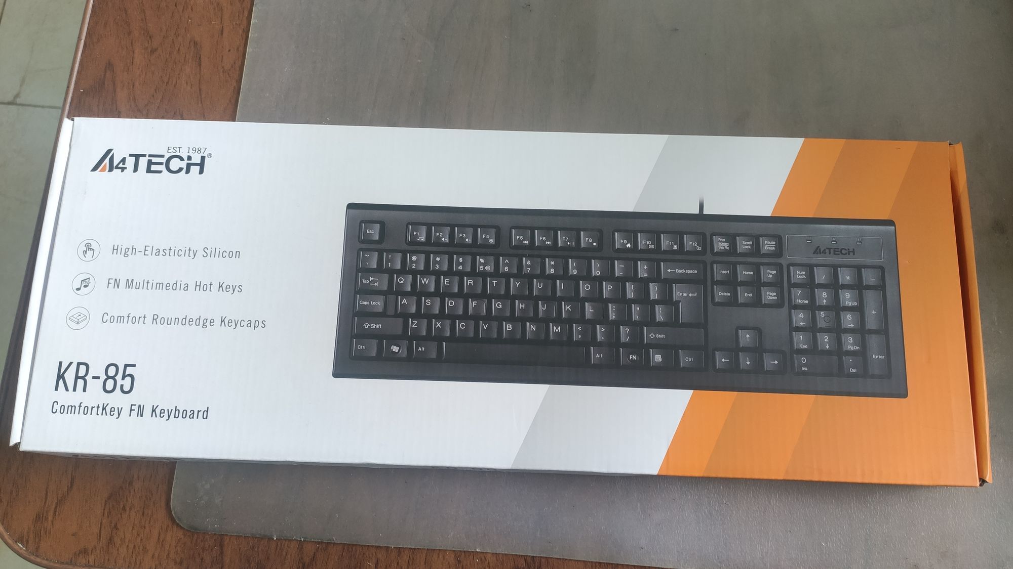 Купить клавиатура A4TECH KR-85 черный USB 570125 A4TECH в интернет ...