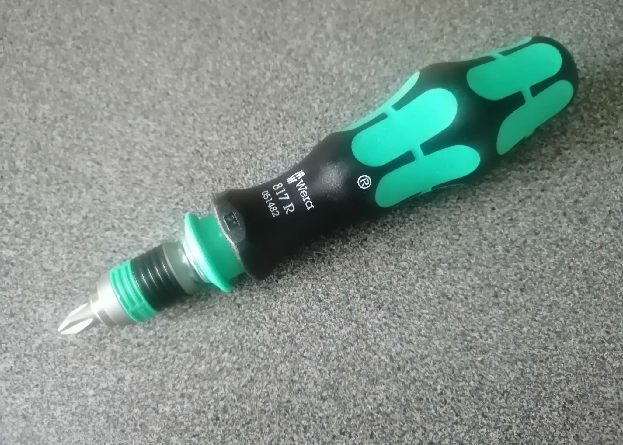 Ручка для бит WERA WE-051482 с быстрозажимным патроном Rapidator 133 mm ...