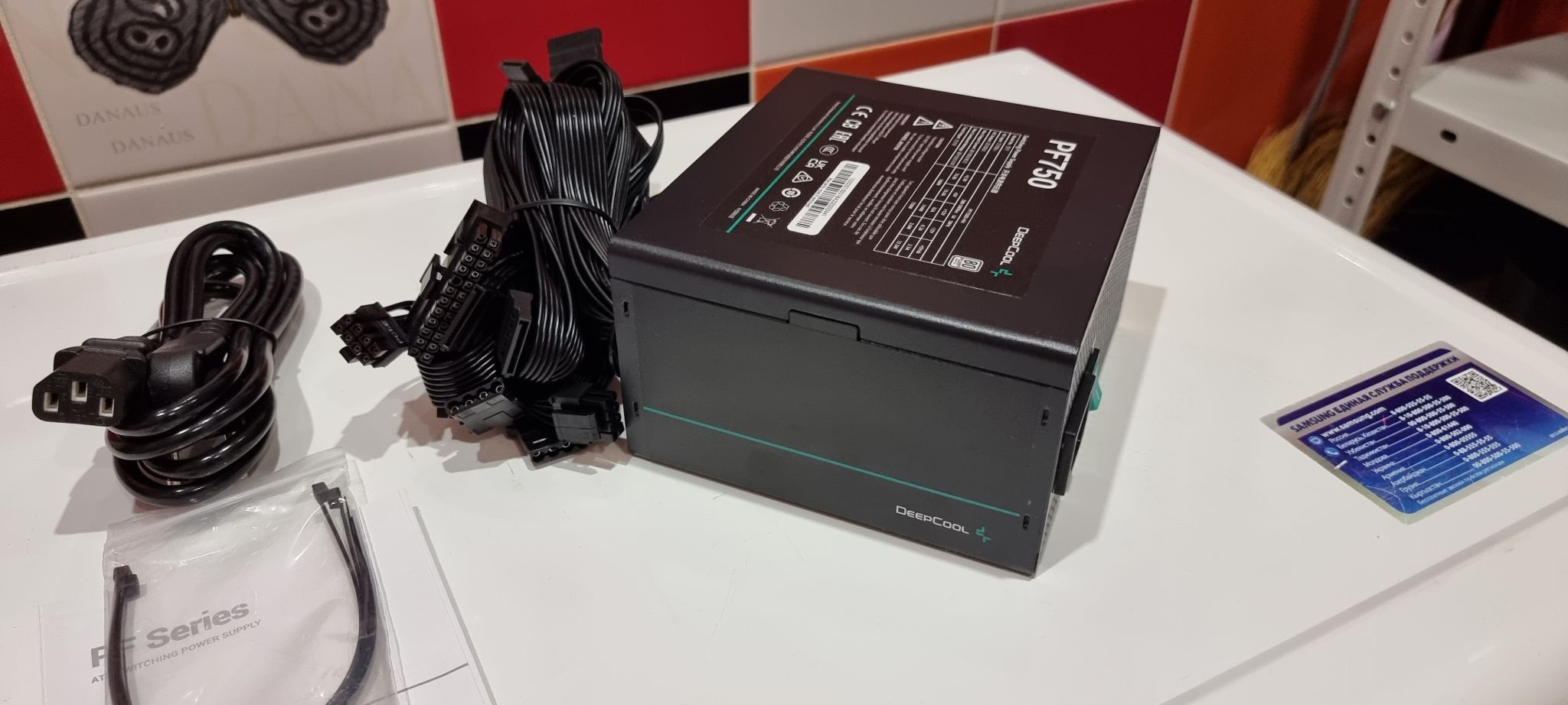 Блок питания DeepCool PF750, 750W, 80+ Standart — купить по низкой цене ...