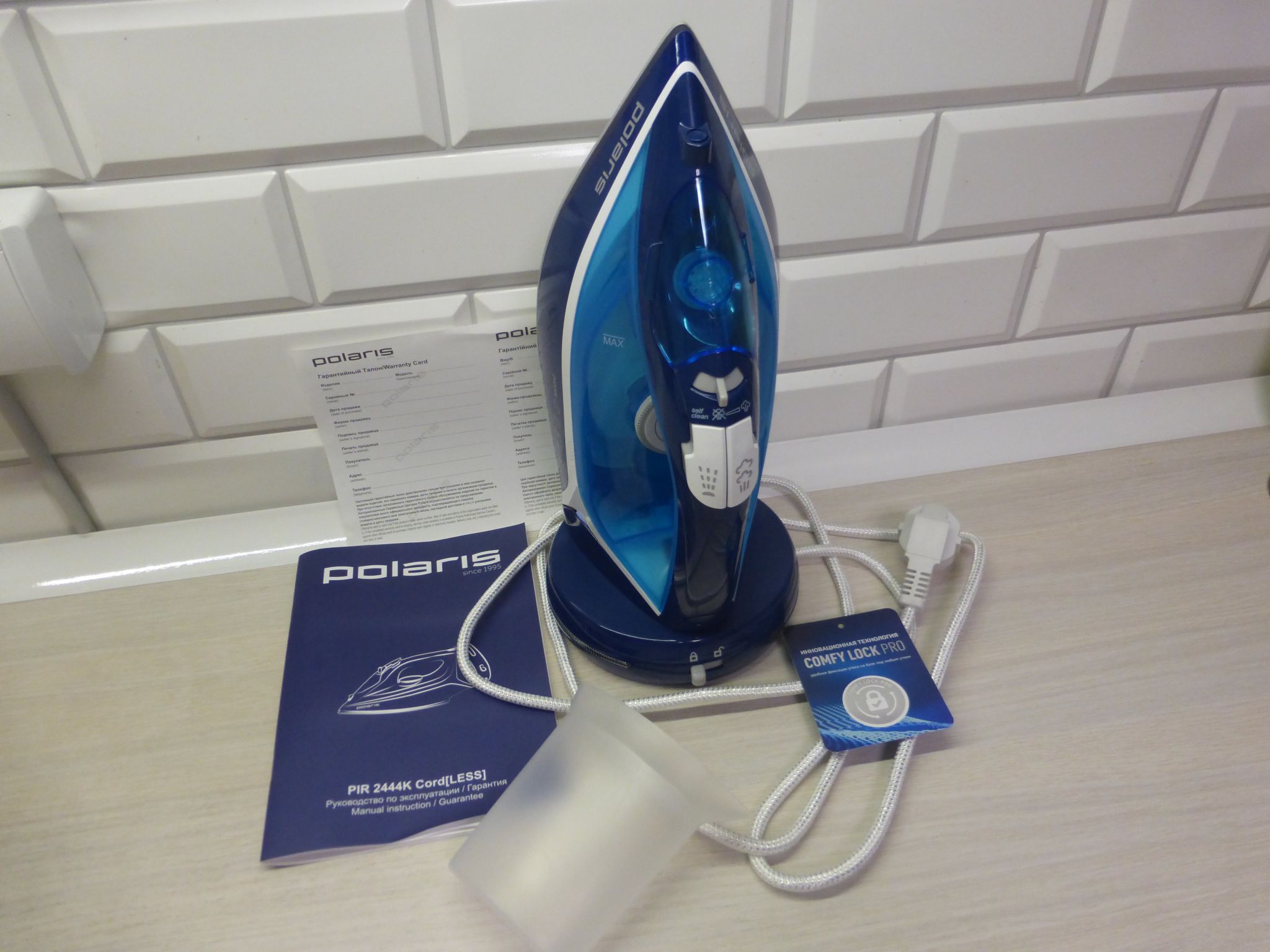Утюг Polaris PIR 2444K Cord[LESS] — купить в интернет-магазине ОНЛАЙН ...