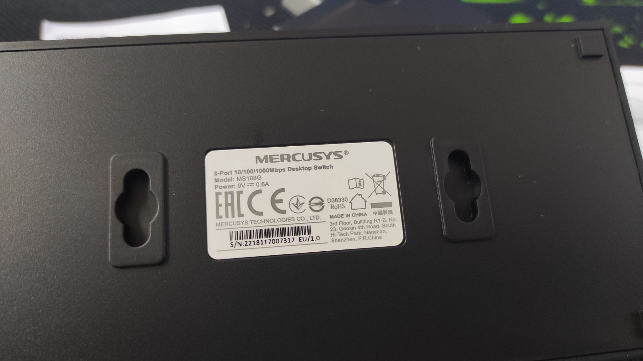 Коммутатор Mercusys MS108G (8 портов) — купить в интернет-магазине ...