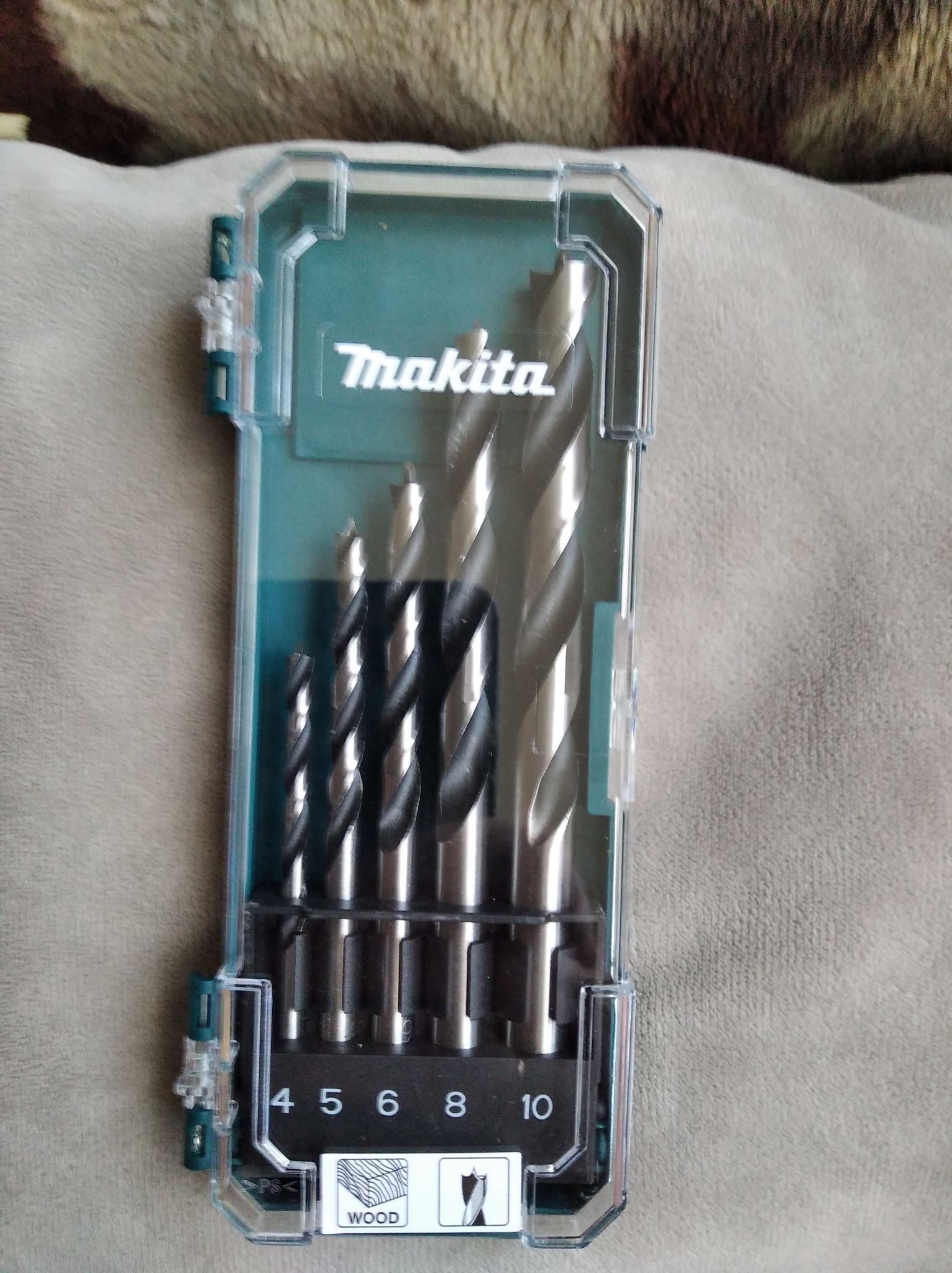 Набор сверл по дереву Makita 5 шт. (4,5,6,8,10 мм) D-72861 — купить в ...