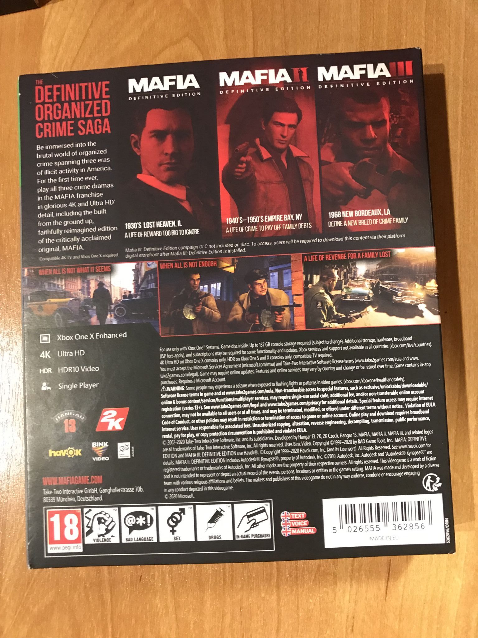 Игра Mafia: Trilogy для xBox One, русские субтитры 1CSC20004676 — купить в  интернет-магазине ОНЛАЙН ТРЕЙД.РУ