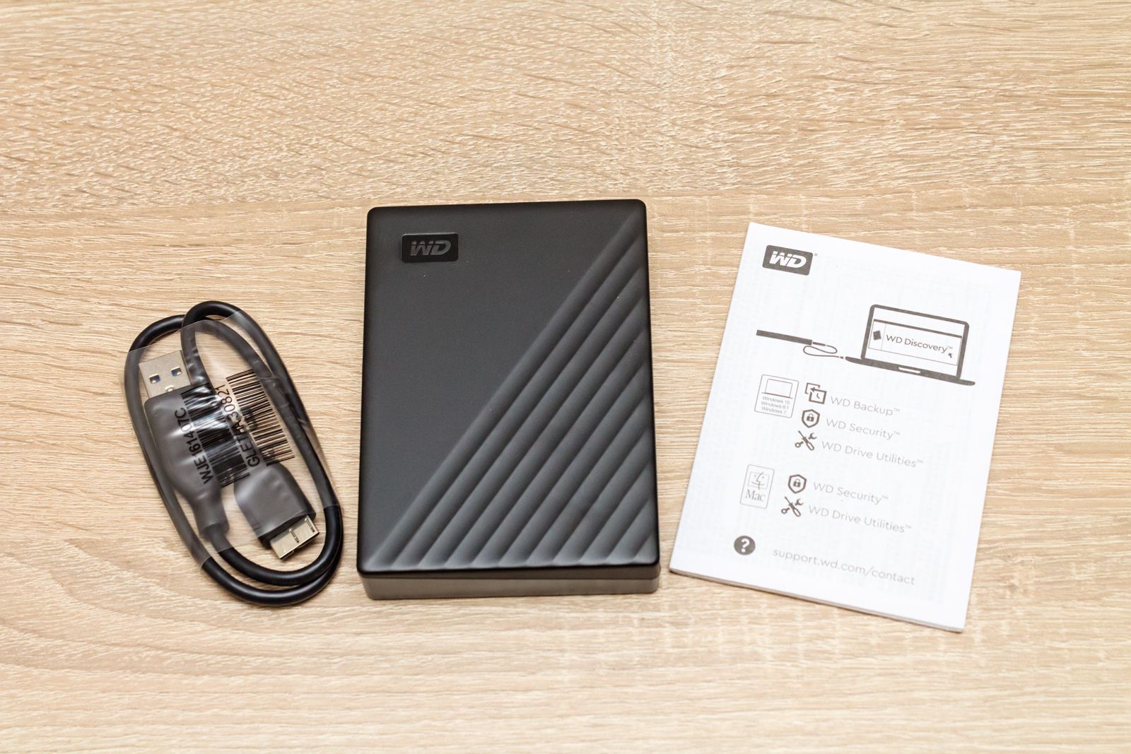 Внешний жесткий диск Western Digital WD My Passport, 4 ТБ, USB 3.2 Gen ...