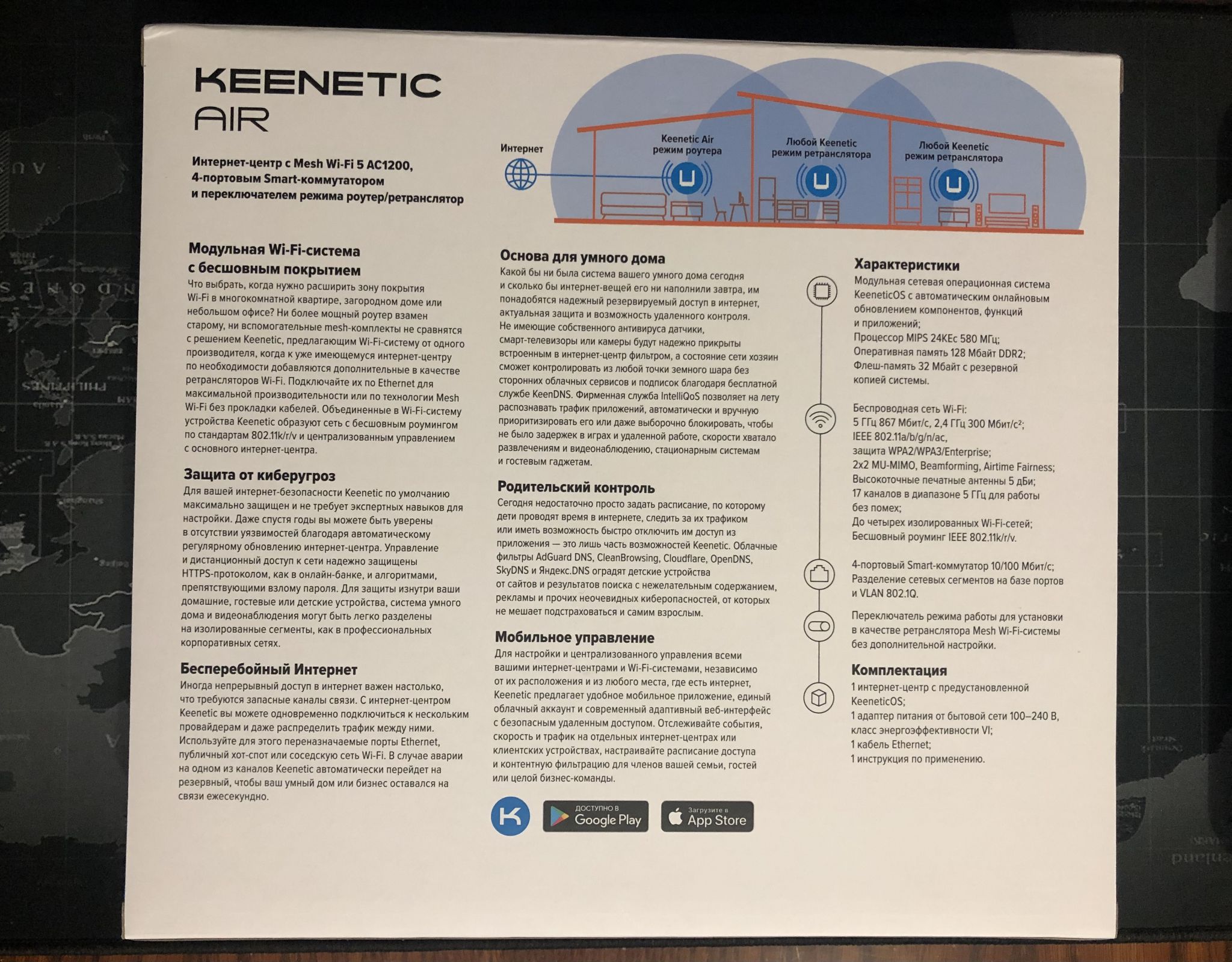 Wi-Fi роутер Keenetic KN-1613 Air AC1200 — купить по низкой цене в  интернет-магазине ОНЛАЙН ТРЕЙД.РУ