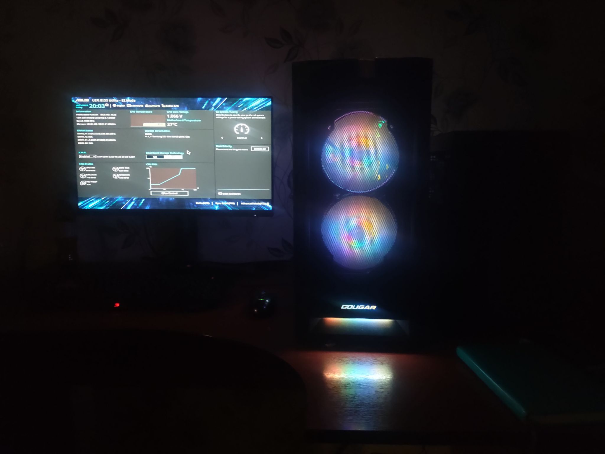 Cougar duoface pro rgb white. Корпус cougar Duoface RGB.