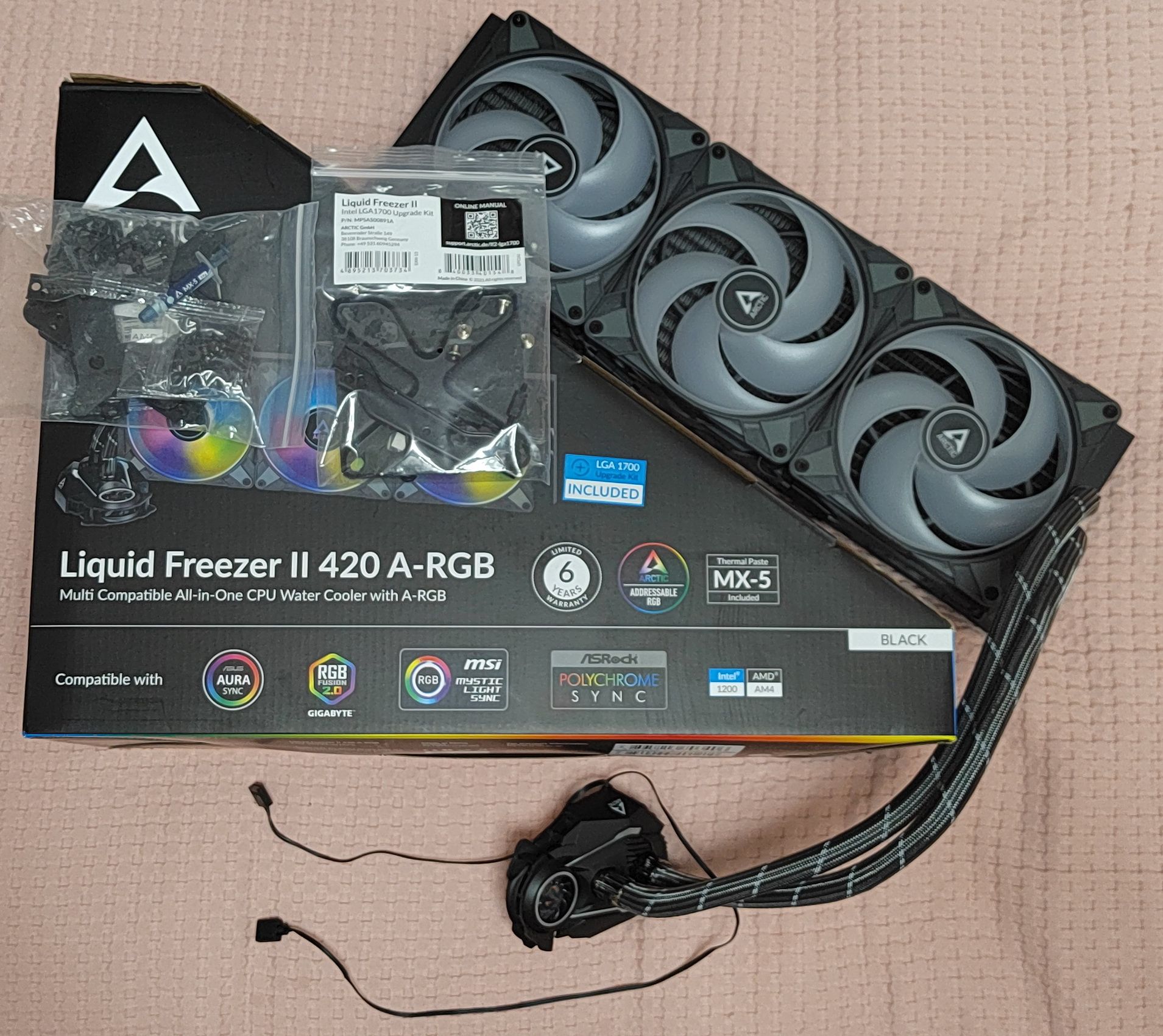 簡易水冷クーラー ARCTIC Liquid Freezer II 420