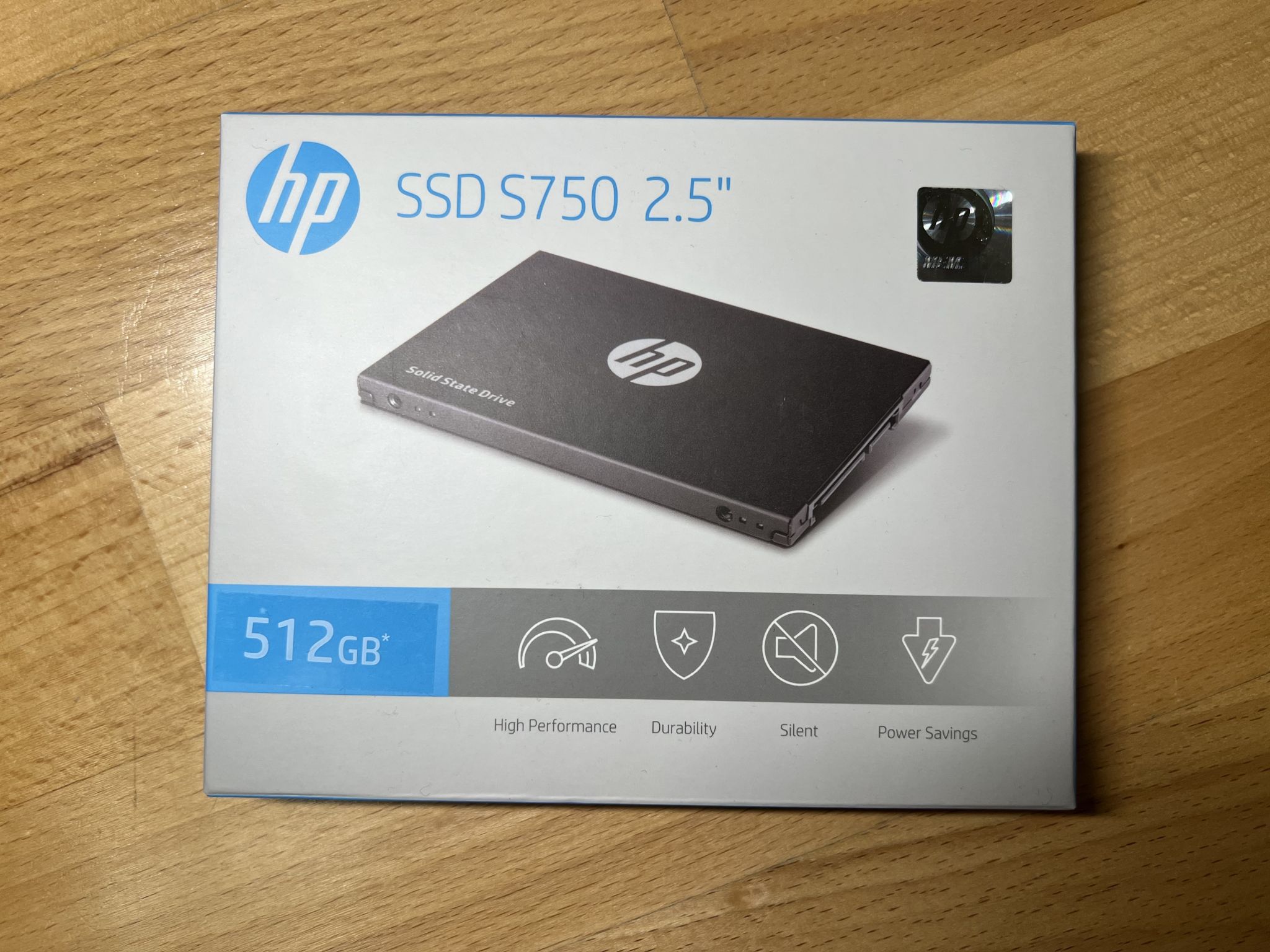 HP S750 Disque SSD 512 Go SATA III 2,5 3D NAND 560 Mo/s (16L53AA)