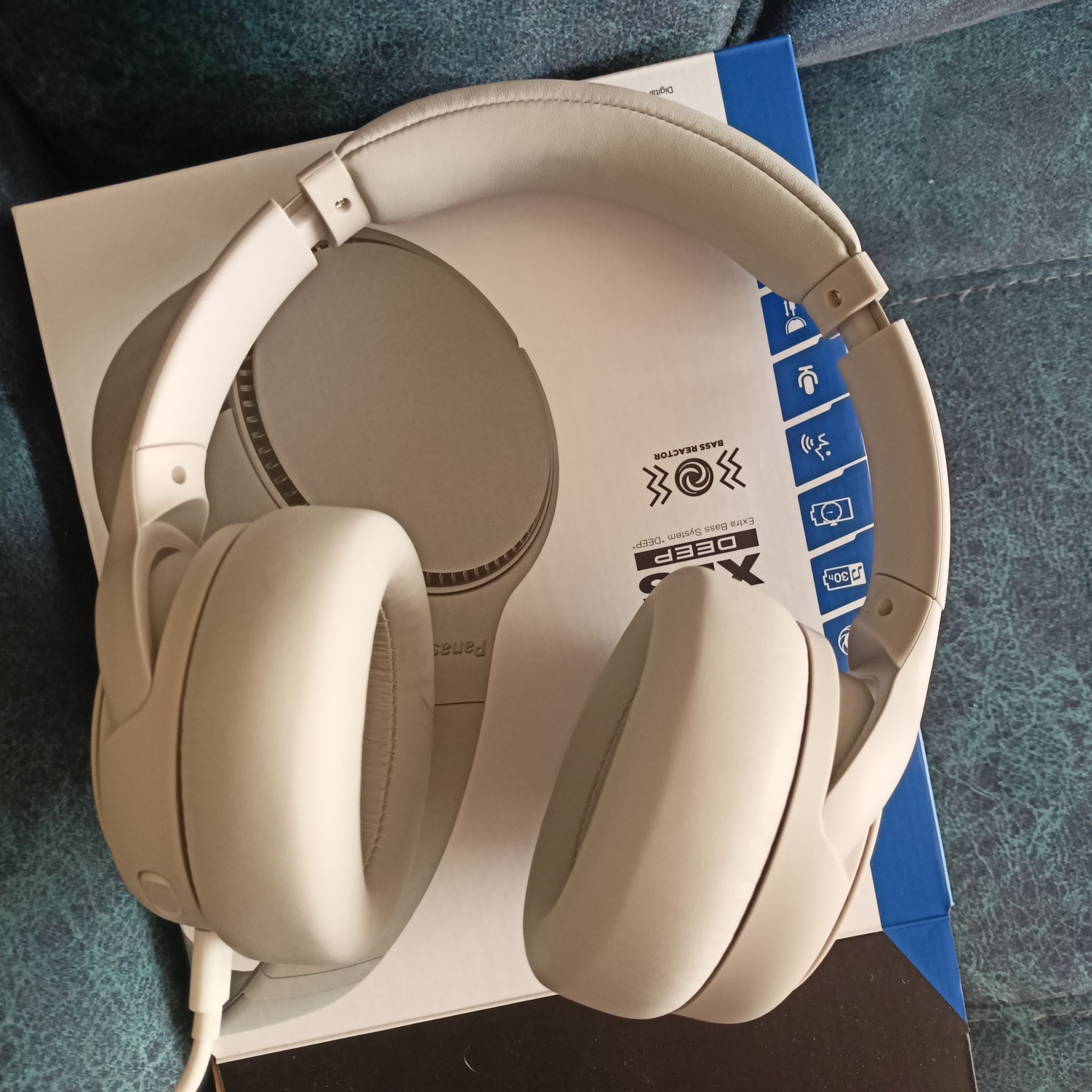 Беспроводные наушники Panasonic RB-M500BGE-C, кремовый — купить по ...