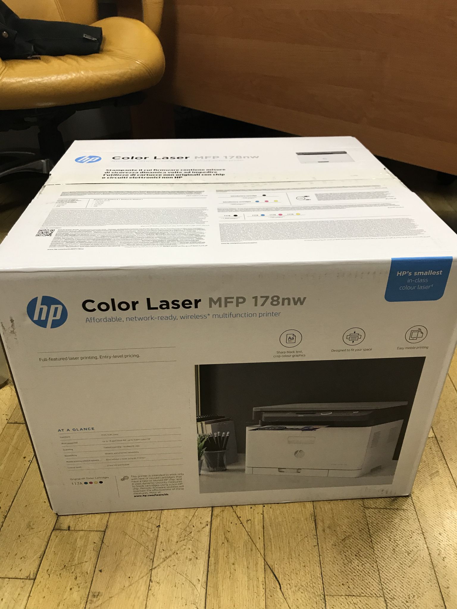 МФУ HP Color Laser MFP 178nw 4ZB96A — купить по низкой цене в интернет ...