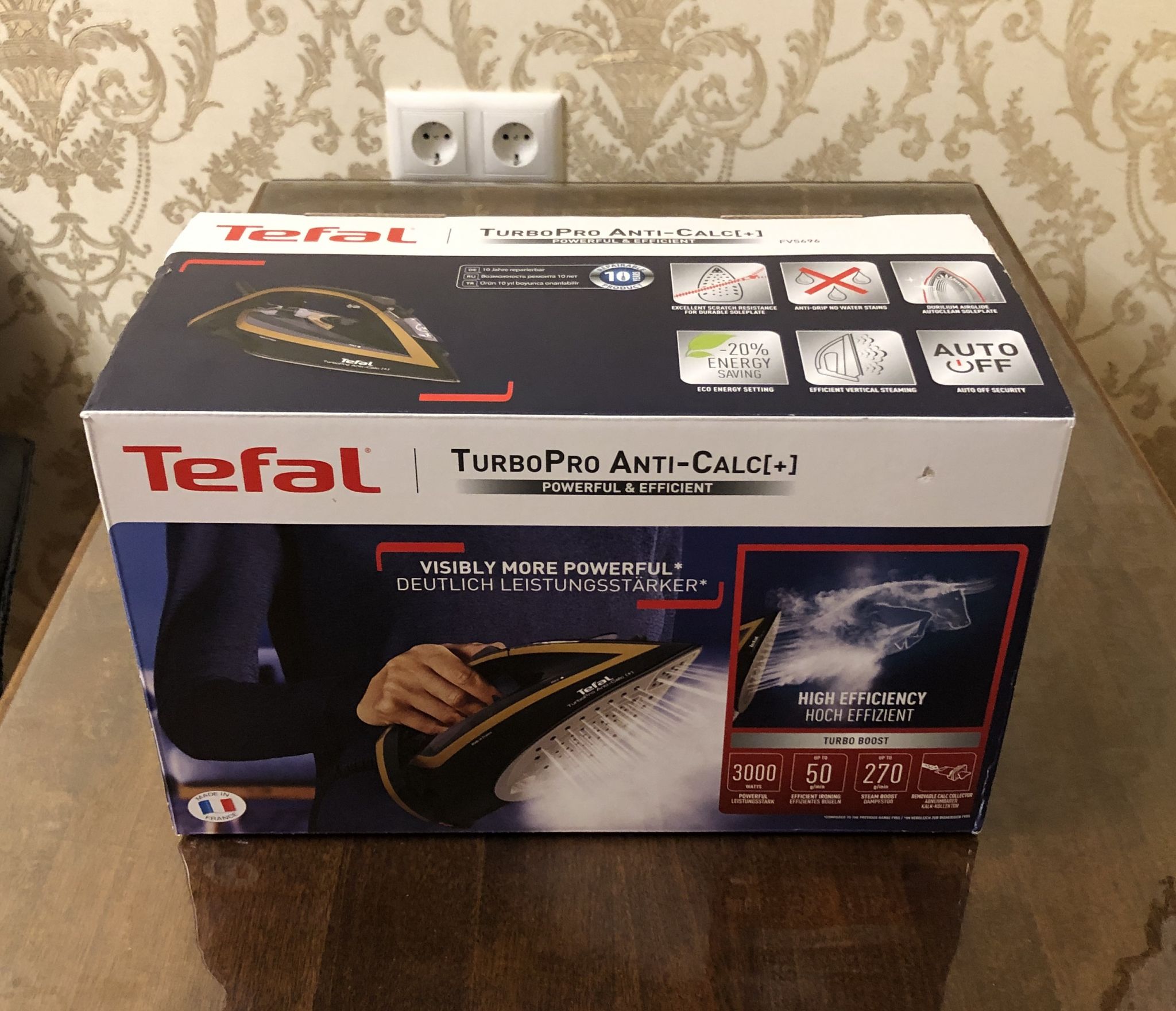 Утюг Tefal Turbo Pro Anti-Calc FV5696E1 — купить в интернет-магазине ...