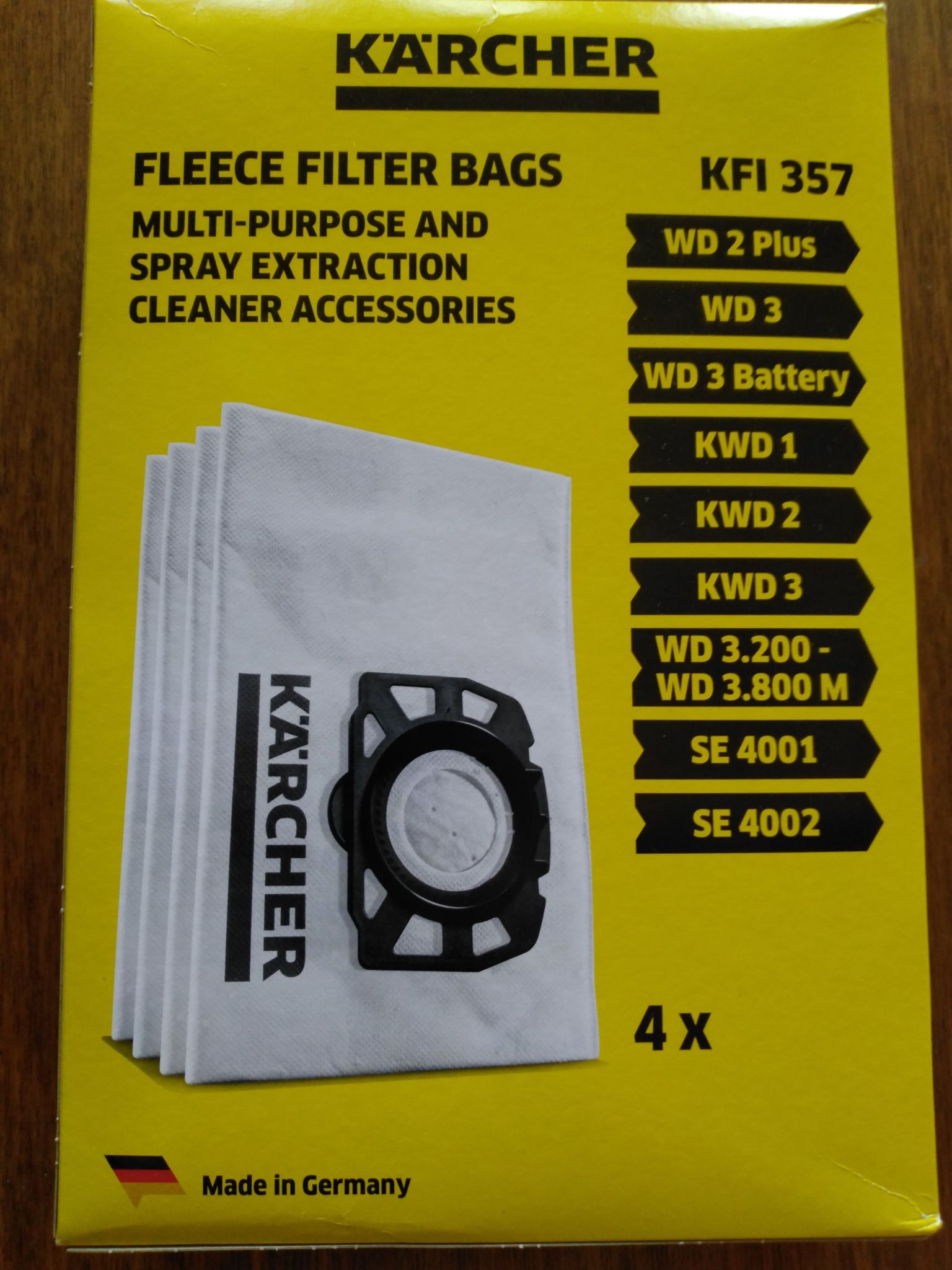 Мешки для пылесоса Karcher WD2-Plus WD3 SE 4002 KFI 357 (2.863-314.0) –  фото, отзывы, характеристики в интернет-магазине ROZETKA от продавца:  RONIKA STORE