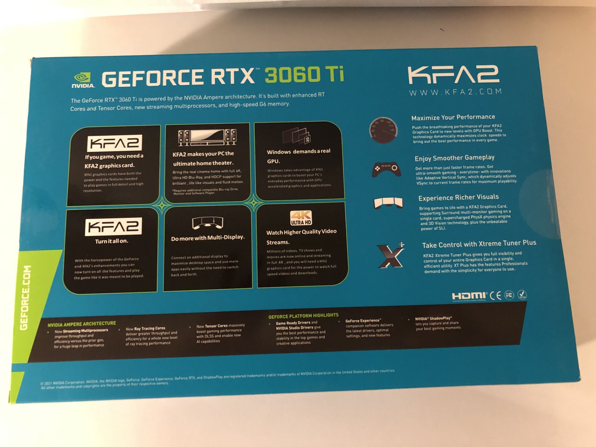 Купить видеокарта KFA2 GeForce RTX 3060 Ti CORE 8G 36ISL6MD1VQK в ...