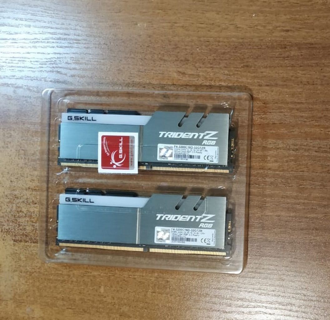 Оперативная память G.Skill DDR4 32Gb (2x16Gb) 3200MHz pc-25600 Оперативная память G.Skill DDR4 32Gb (2x16Gb) 3200MHz pc-25600