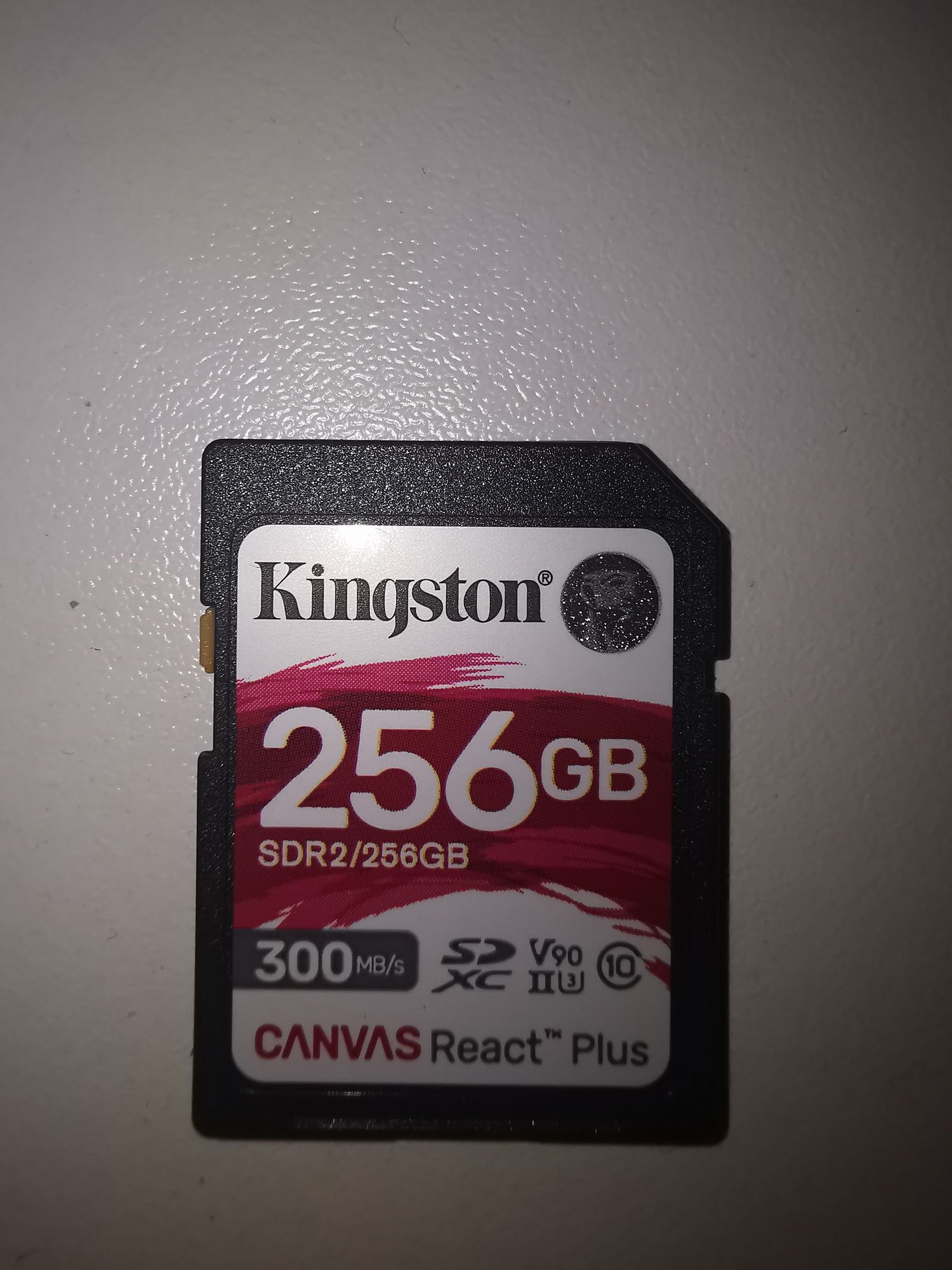 Карта памяти 256Gb Kingston Canvas React Plus SDXC UHS-II U3 V90 (300/ ...
