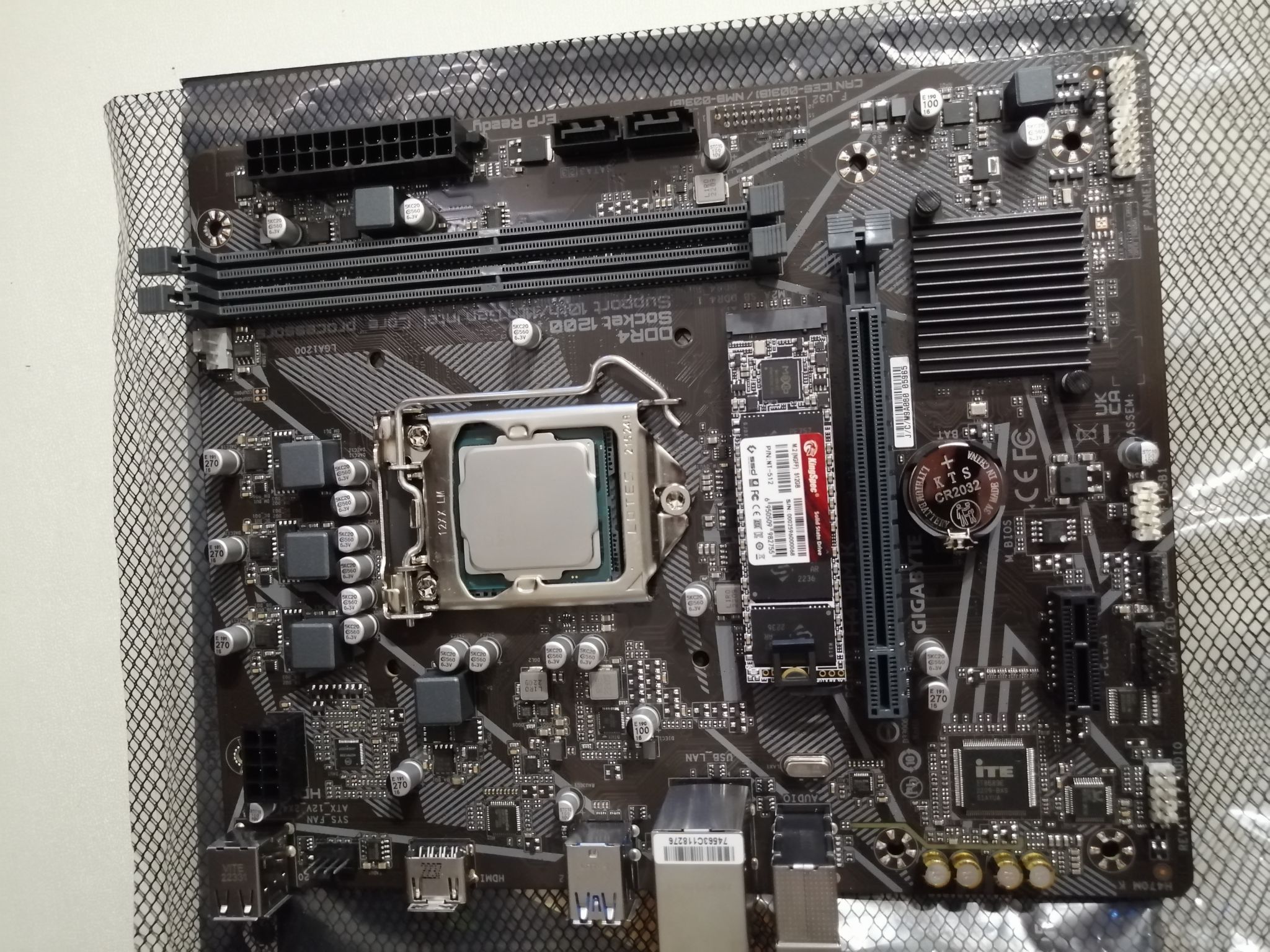 Материнская плата GIGABYTE H470M-K (LGA 1200, mATX) H470M K — купить по ...