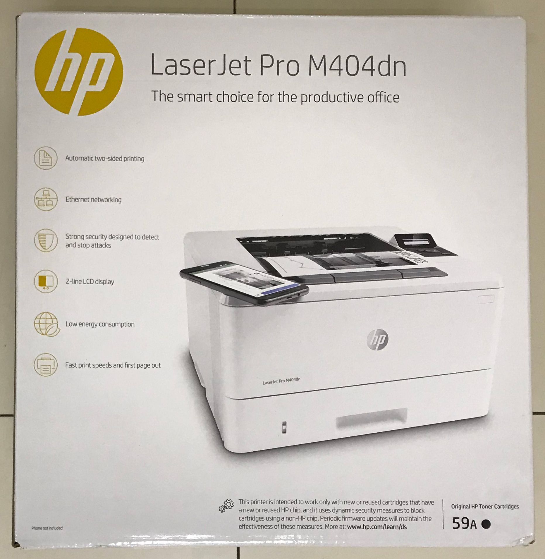 Лазерный принтер HP LaserJet pro M404dn W1A53A — купить по низкой цене ...