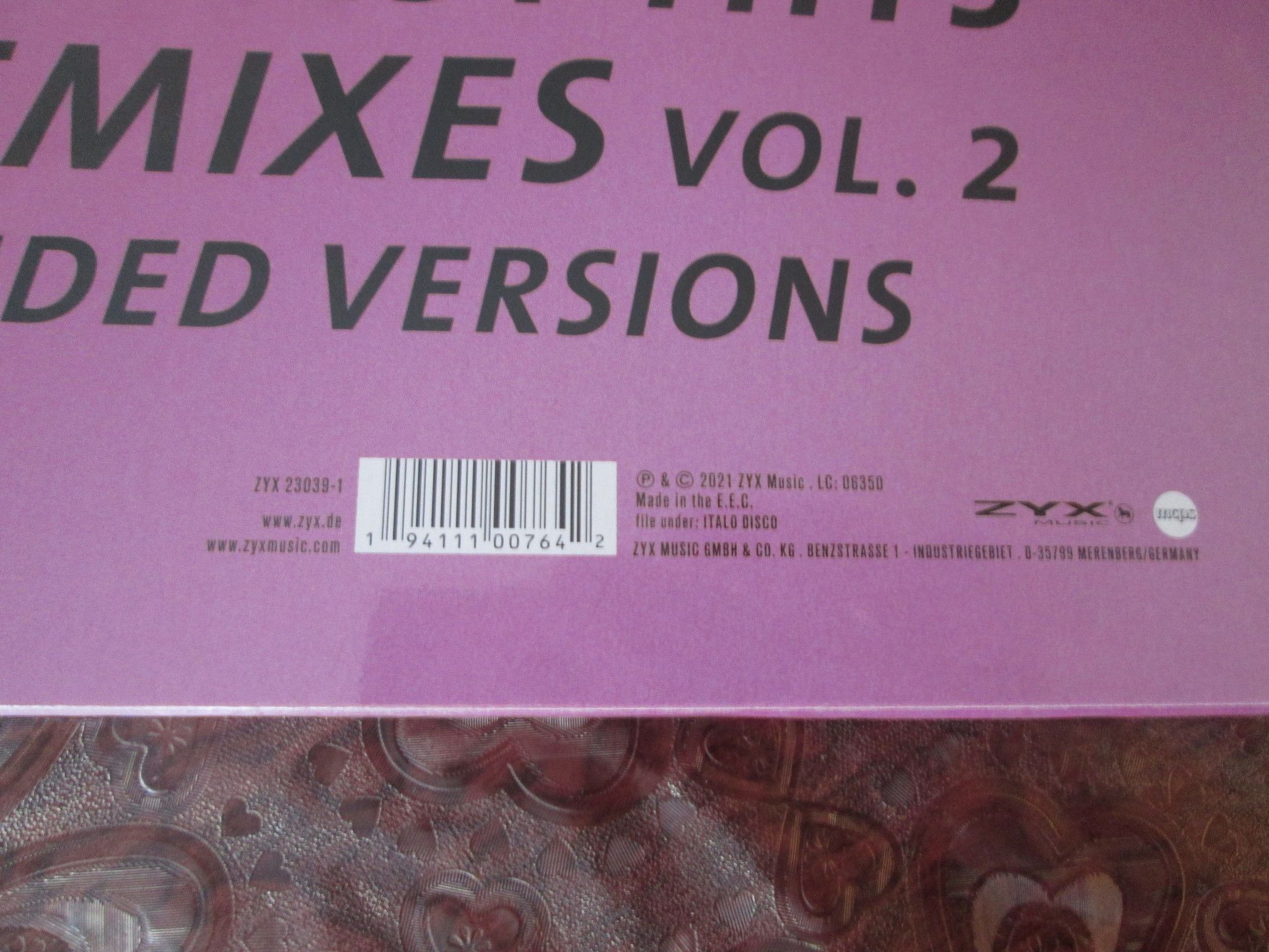 Savage – Greatest Hits & Remixes LP Vinyl – 12", 33 RPM, ZYX Records, 2016, Sealed Mint