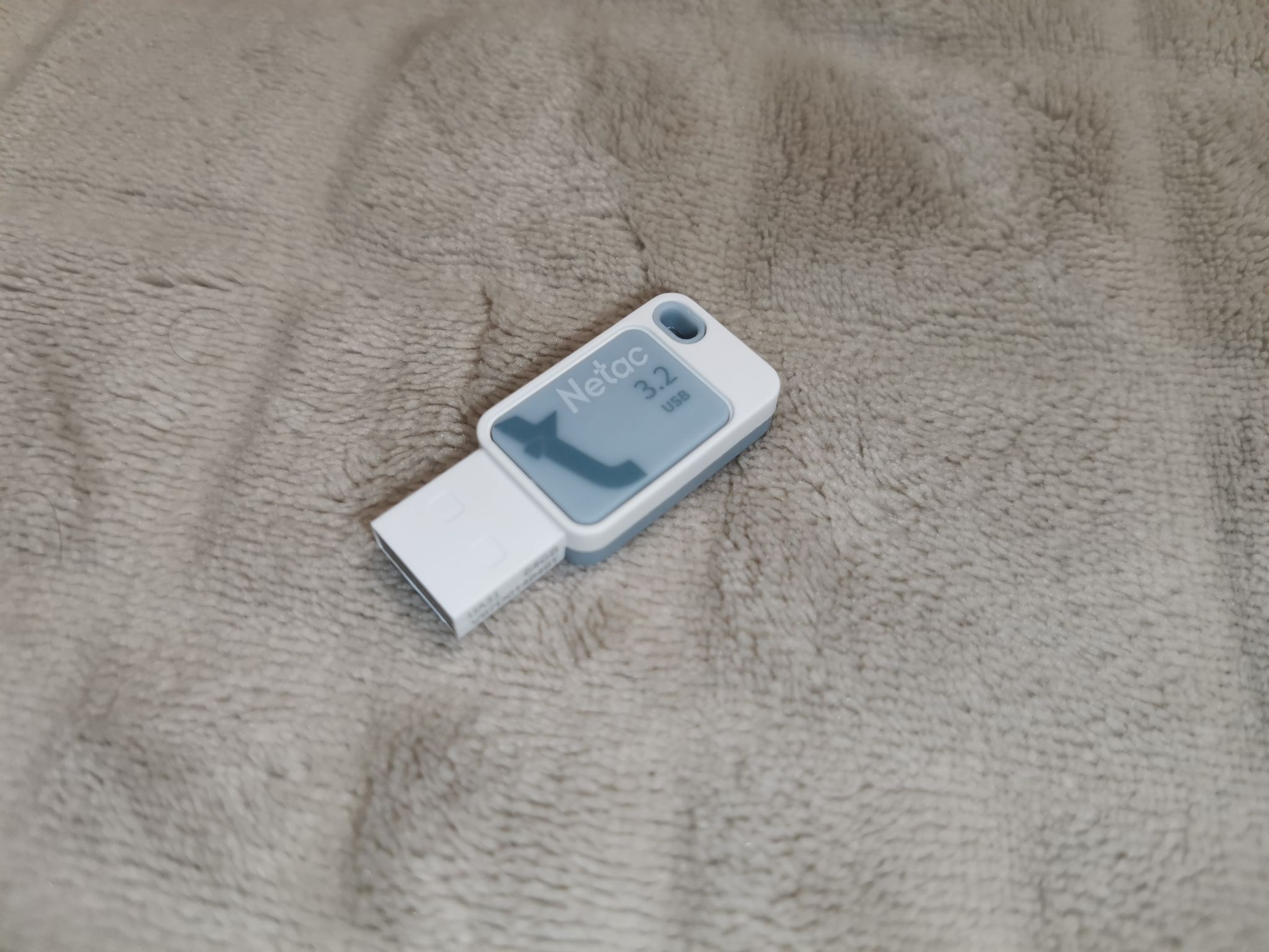 Купить Флешка 64Gb Netac UA31 white/blue USB 3.2 (NT03UA31N-064G-32BL)в ...